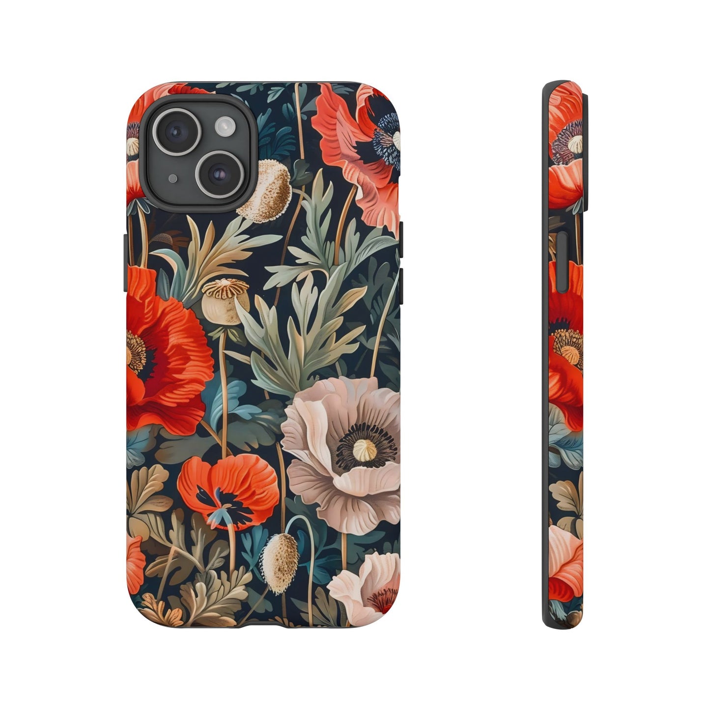 Floral Phone Case - Tough Cases, Flower Design, Chic Tech Accessories, Stylish Gifts, Unique Phone Protectors