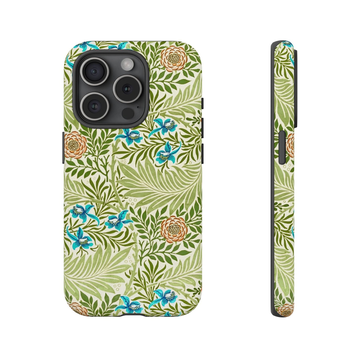 Tough Cases Phone Case, Botanical Print Phone Cover, Floral Smartphone Accessory, Nature-Inspired Tech Gear, Gift for Plant Lovers