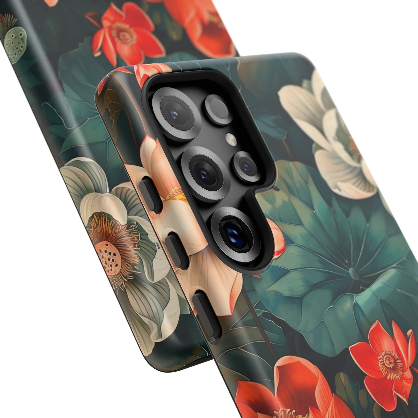 Flower Phone Case, Floral Phone Cover, Tough Case for Floral Lovers, Gift for Her, Stylish Tech Accessories