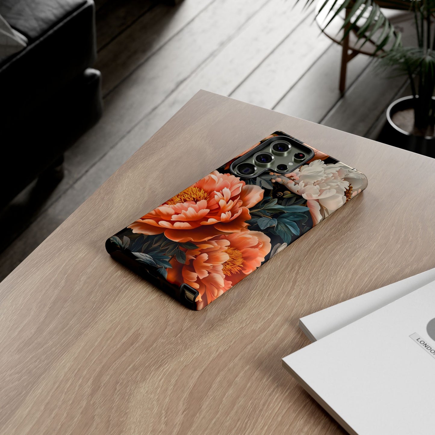 Floral Phone Case - Tough Cases, Durable Cover, Flower Design, Unique Gift, Phone Accessories