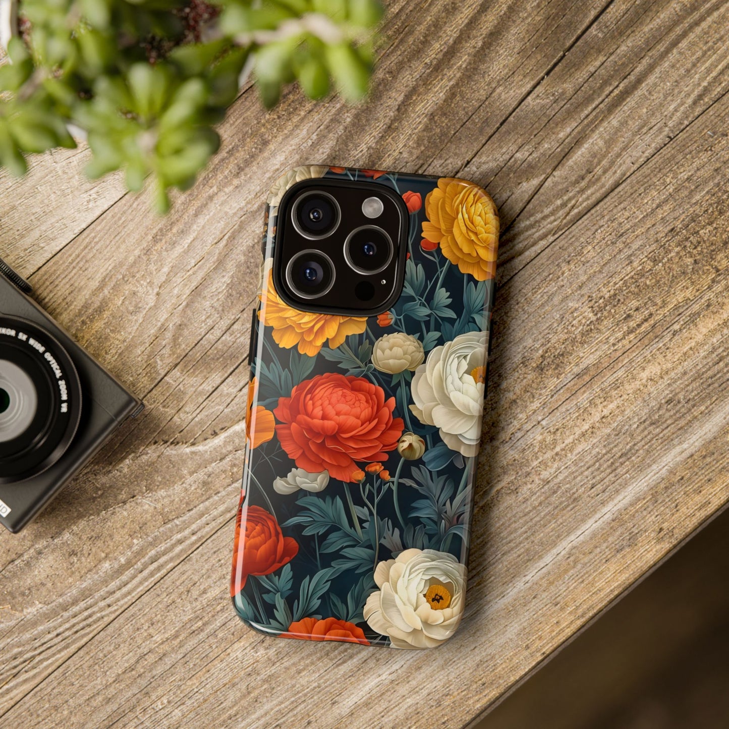 Floral Tough Case for Phones | Durable Floral Phone Cover, Boho Chic, Unique Gift for Her, Phone Protection, Flower Design