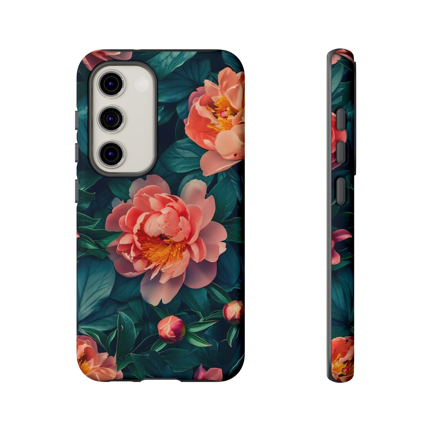 Floral Phone Case - Tough Cases, Flower Design, Botanical Art, Phone Accessory, Gift for Her, Nature Lovers