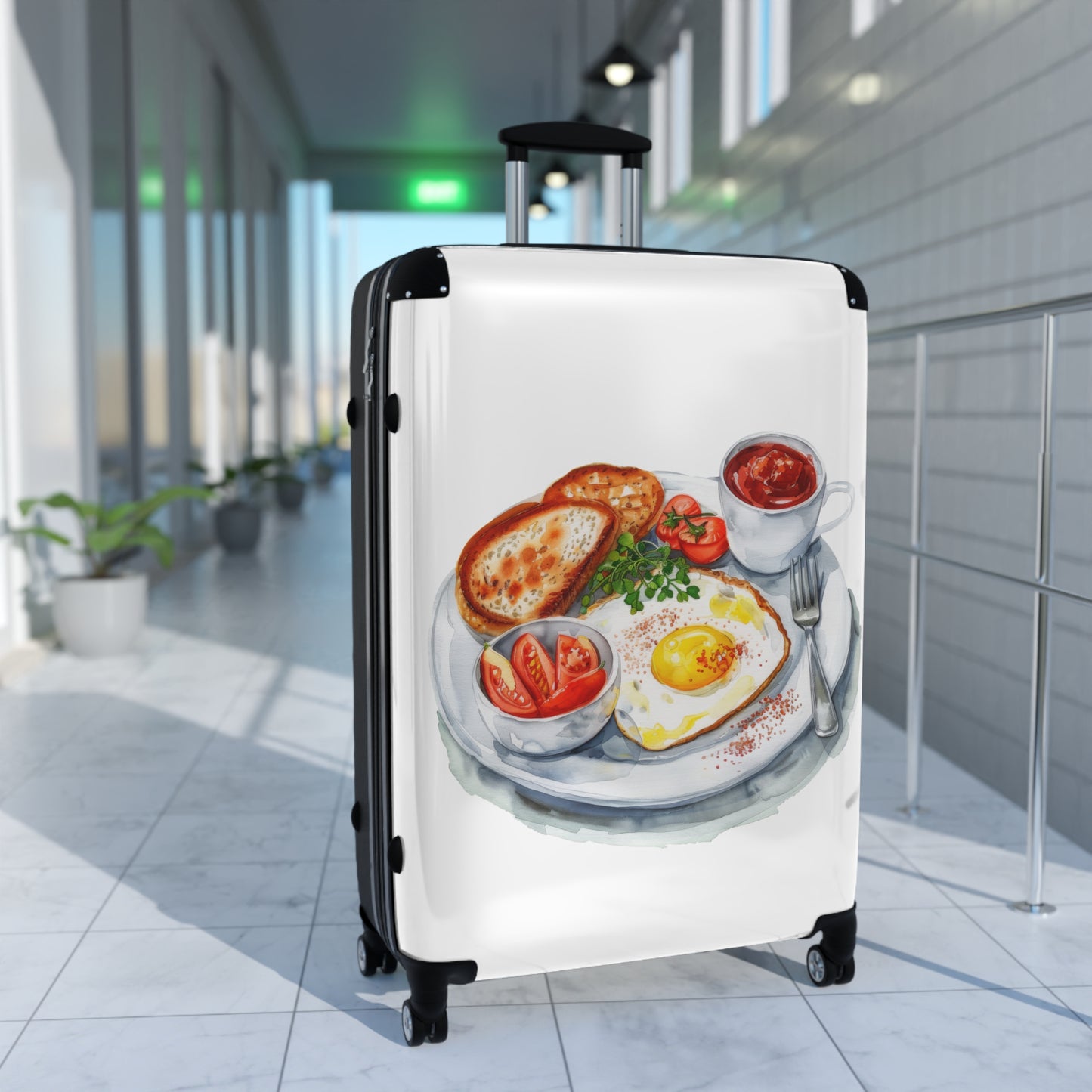 London Icons Collage Suitcase