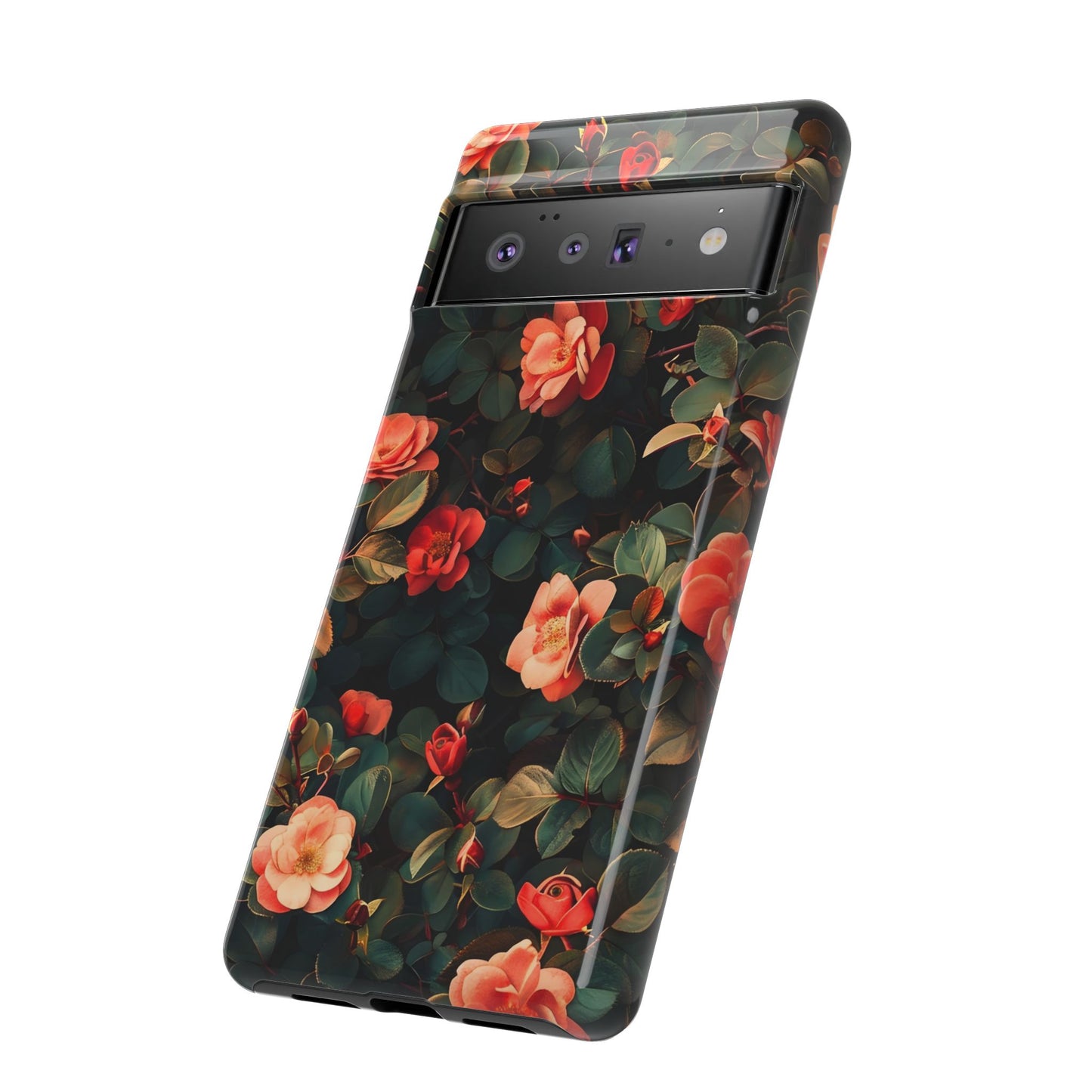 Floral Phone Case - Elegant Floral Design, Tough Protective Case, Perfect Gift for Her, Trendy Phone Accessories, Mother’s Day, Birthday