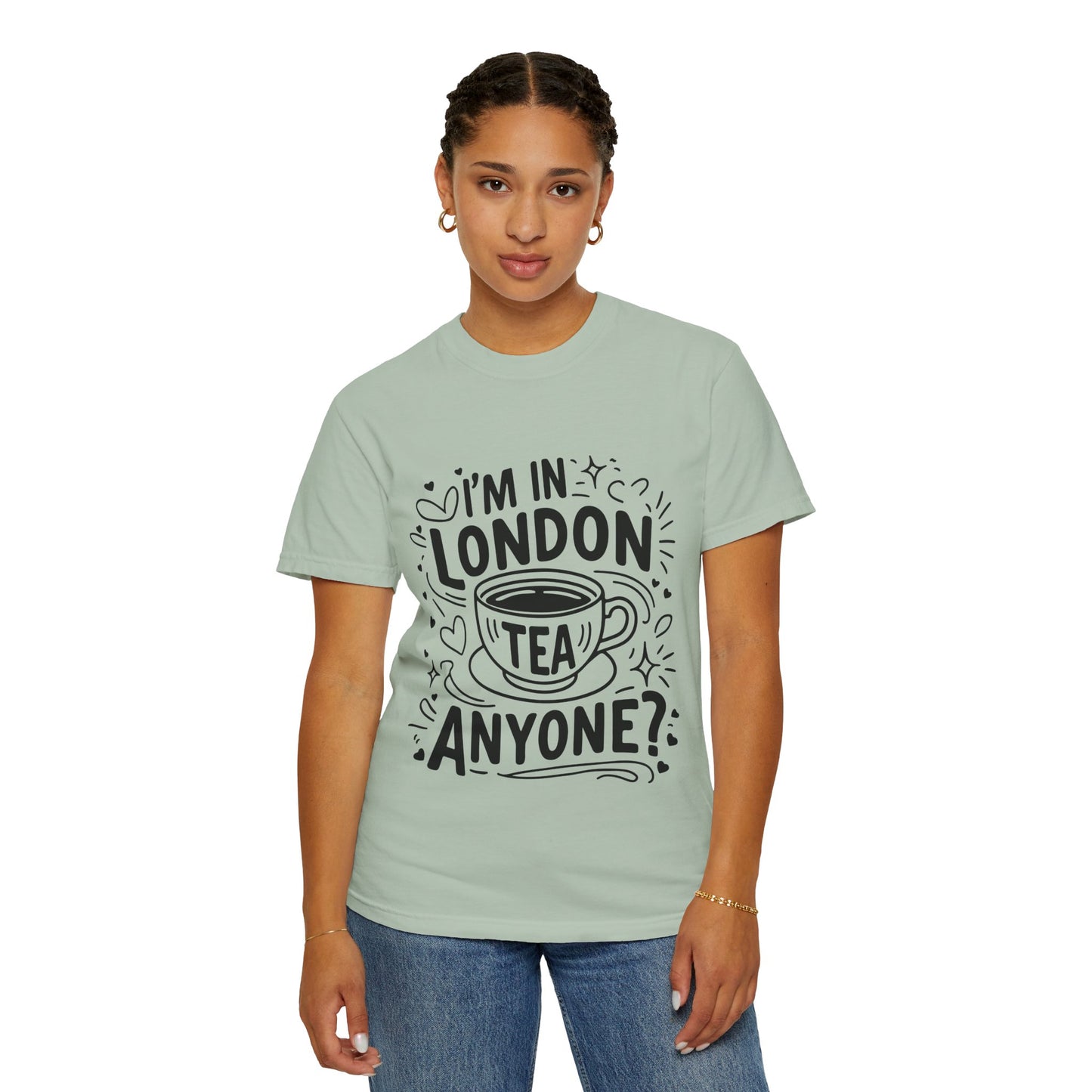 Unisex Garment-Dyed T-shirt - London's Nostalgic Tea
