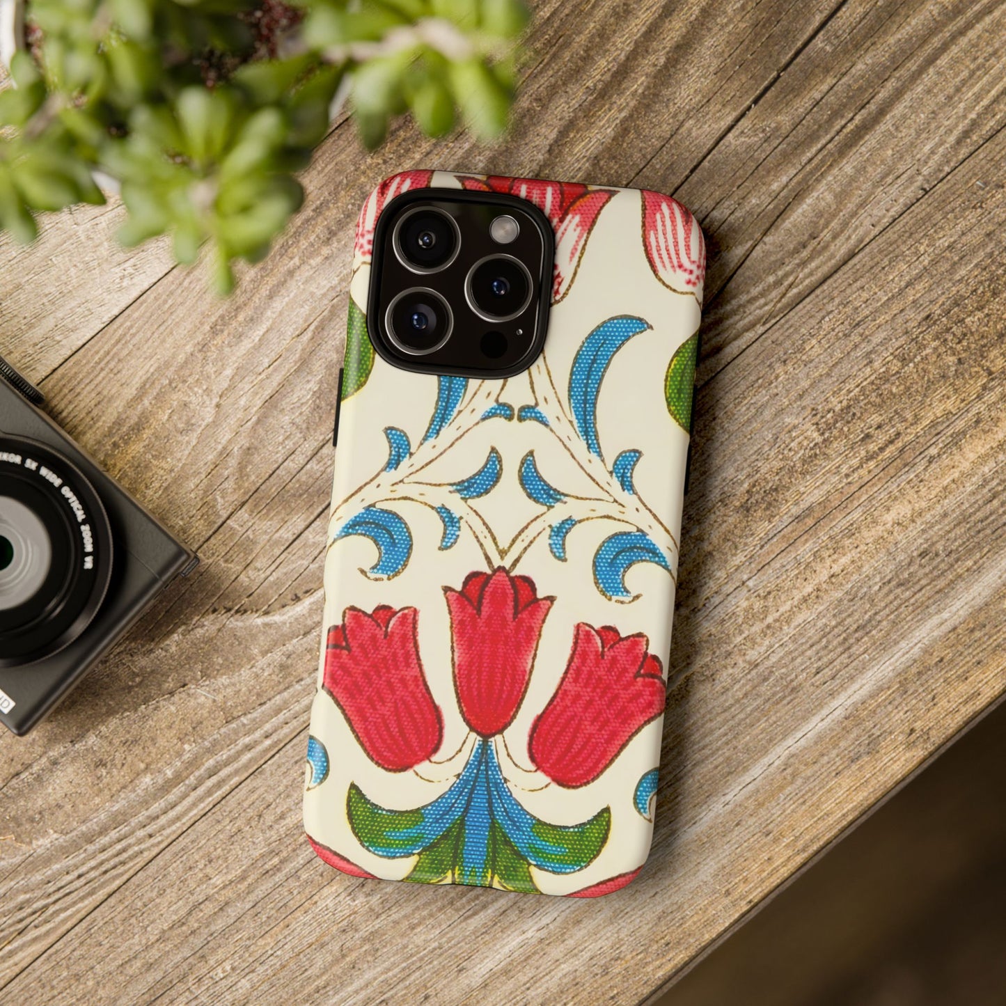 Floral Phone Case - Tough Cases | Stylish Protection, Gift for Her, Boho Phone Cover, Spring Accessory, Cute Tech