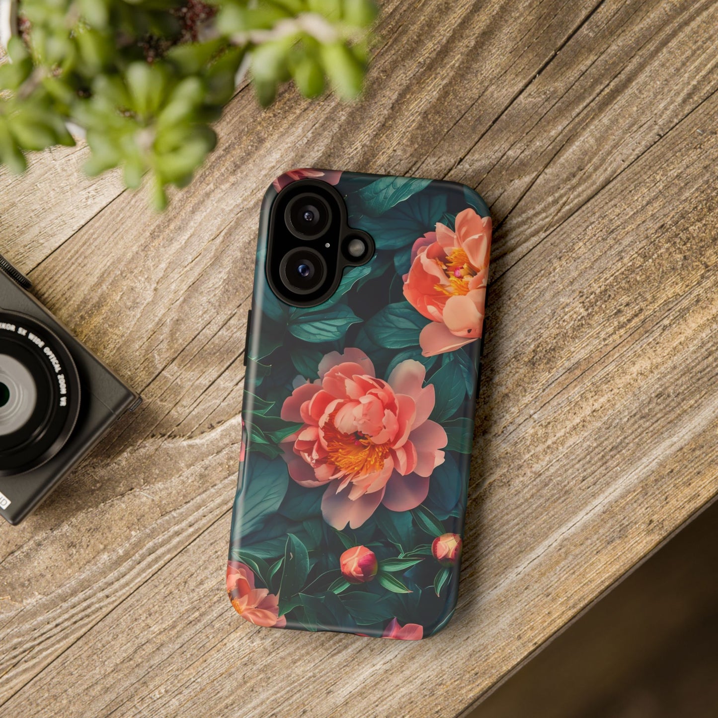 Floral Phone Case - Tough Cases, Flower Design, Botanical Art, Phone Accessory, Gift for Her, Nature Lovers