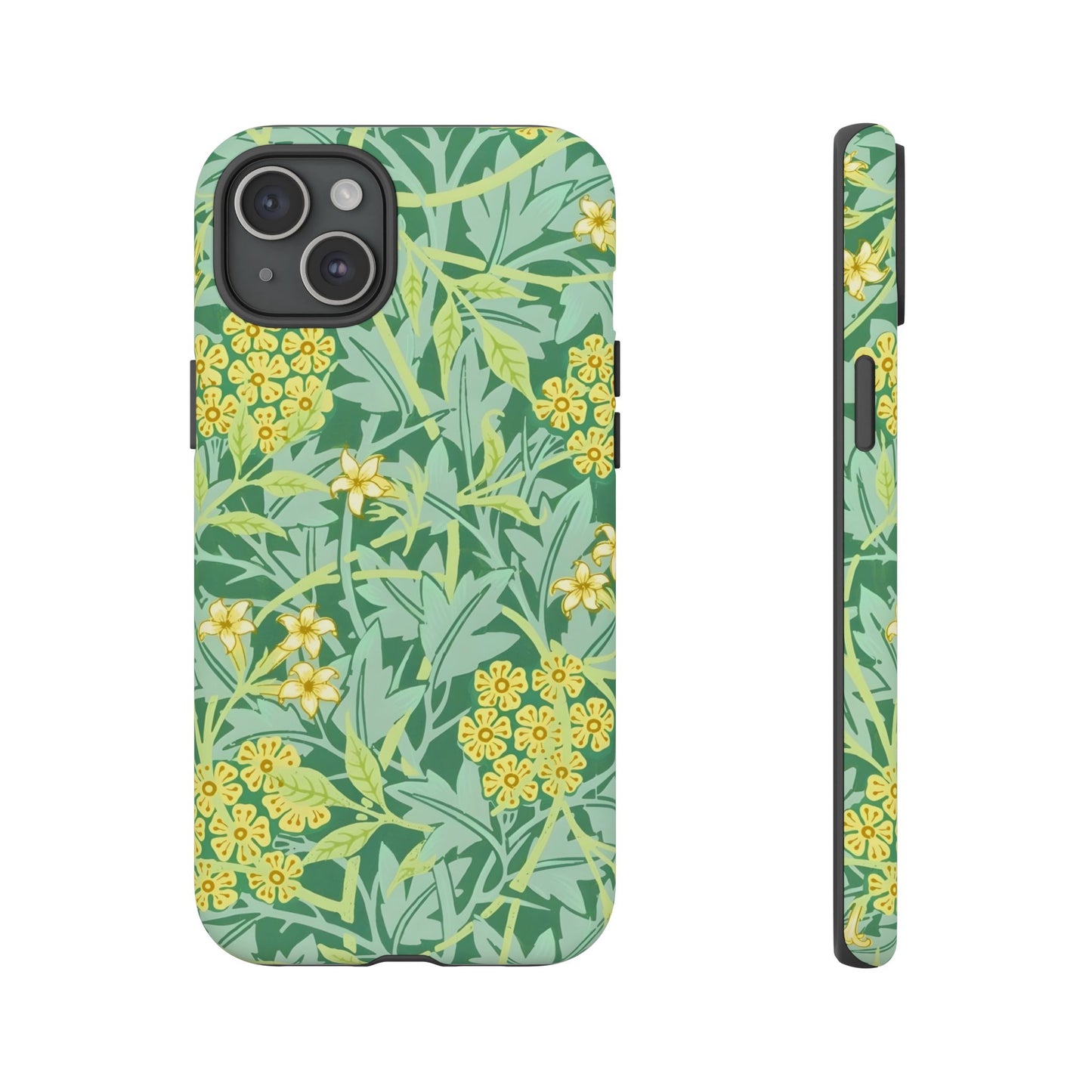 Tough Cases Organic Floral Phone Case, Stylish iPhone Cover, Eco-Friendly Gift, Nature Lover Accessory, Spring Decor, Unique Phone Protector