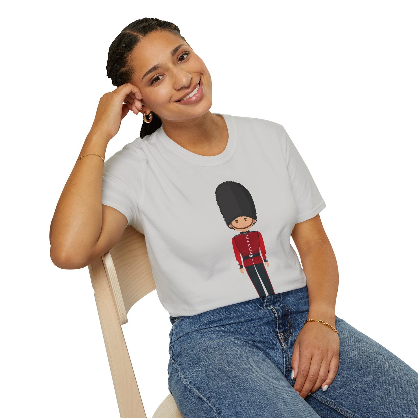 Unisex Softstyle T-Shirt - The Scarlet Guard - Iconic British Soldier