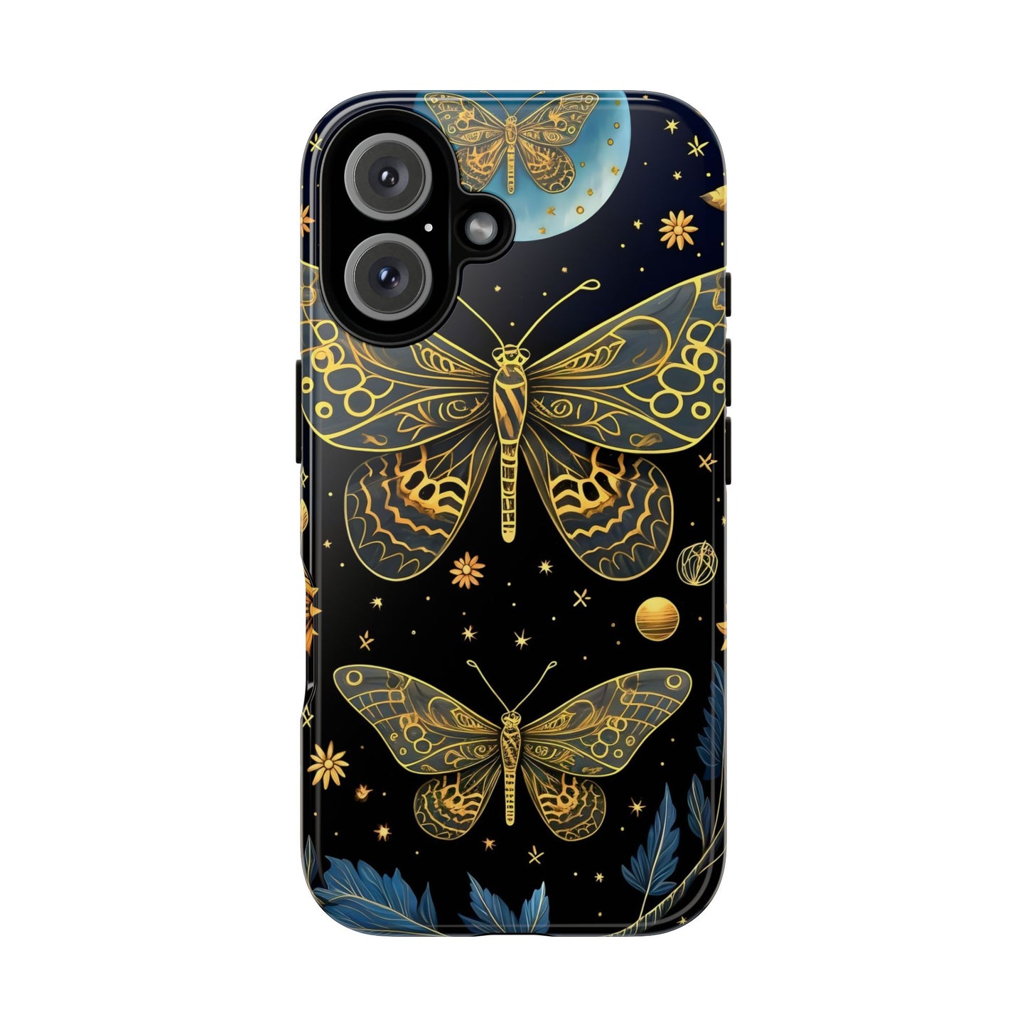 Butterfly Galaxy Phone Case | Tough Cases for Nature Lovers, Unique Phone Covers, Gift for Her, Boho Style, Floral Design