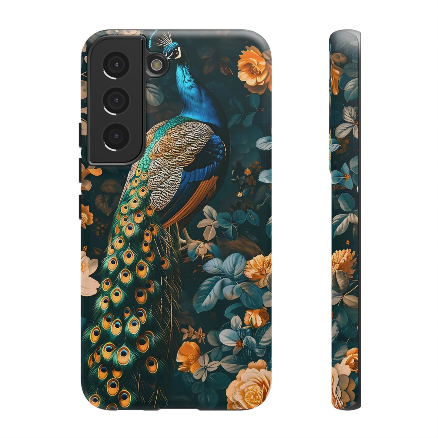 Peacock Phone Case - Elegant Floral Design, Tough Case for Protection, Unique Gift for Nature Lovers, Stylish Accessory, Eco-Friendly