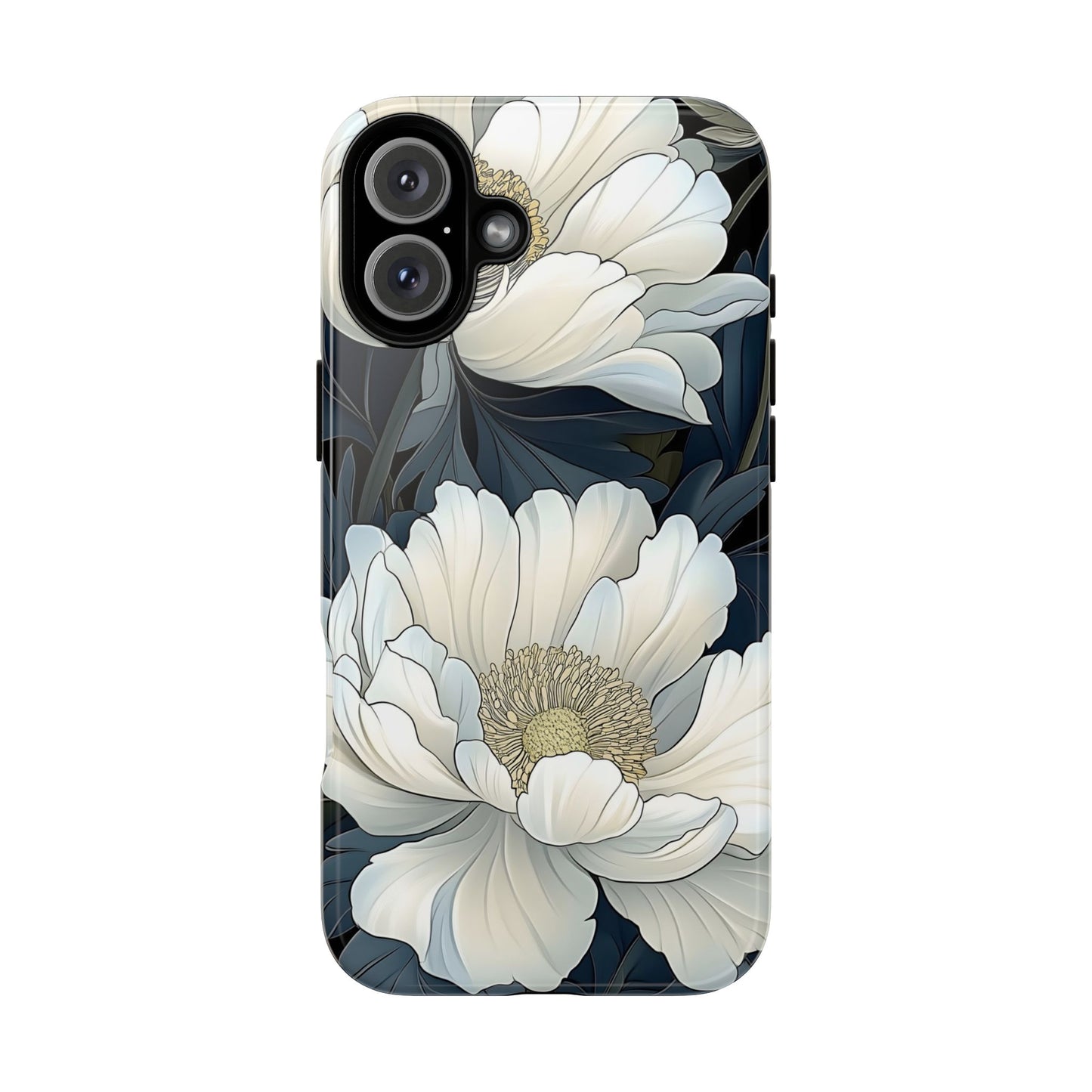 Elegant Floral Phone Case, Floral iPhone Cover, Flower Art Phone Case, Eco-Friendly Mobile Protection, Tough & Stylish Phone Case