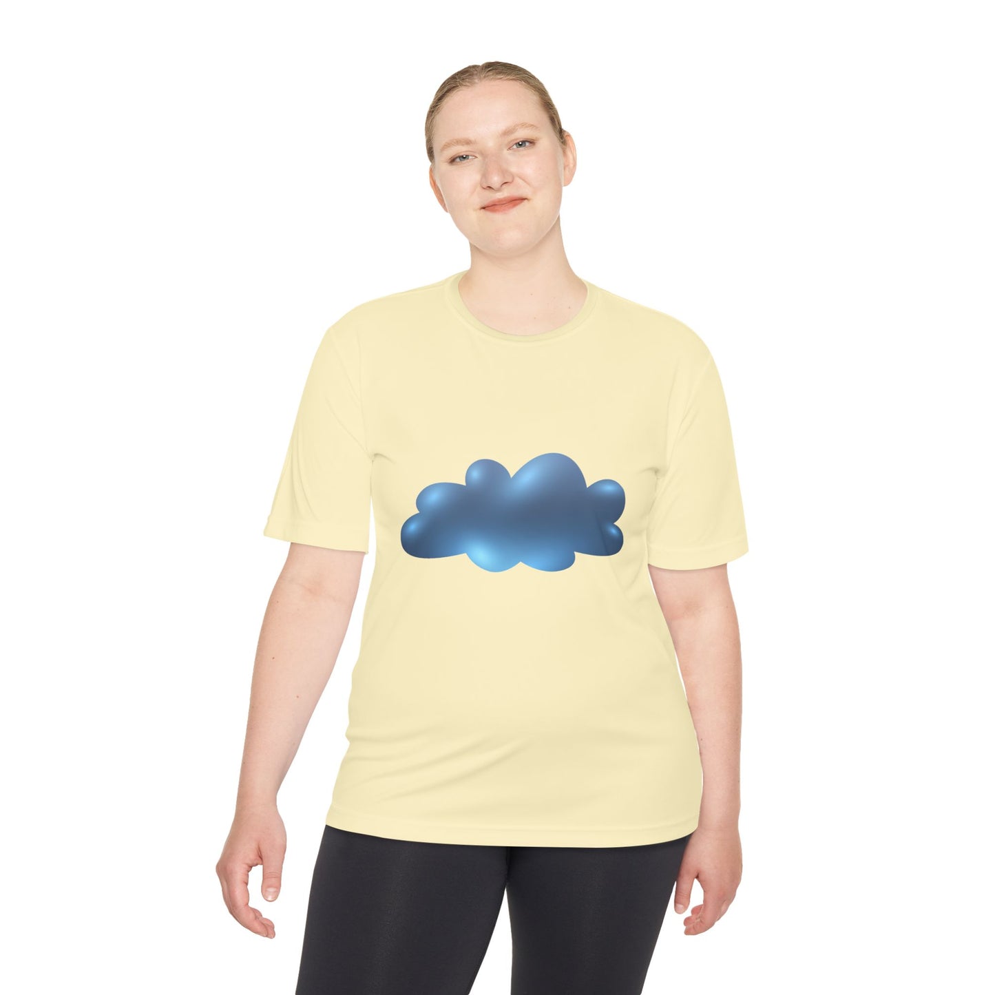 Unisex Moisture Wicking Tee - Majestic Cloudscape Wall Art Print