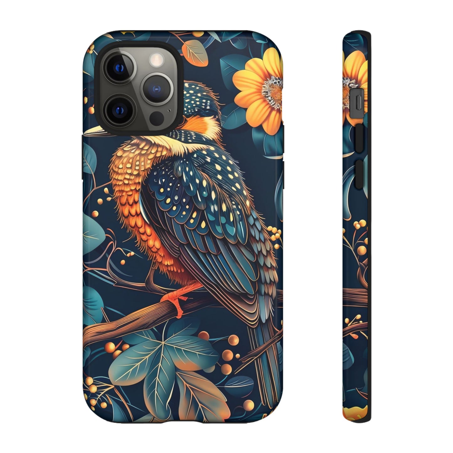 Nature-Inspired Phone Case | Artistic Bird Design | Tough Cases for Nature Lovers, Unique Gift, Eco-Friendly, Wildlife Decor
