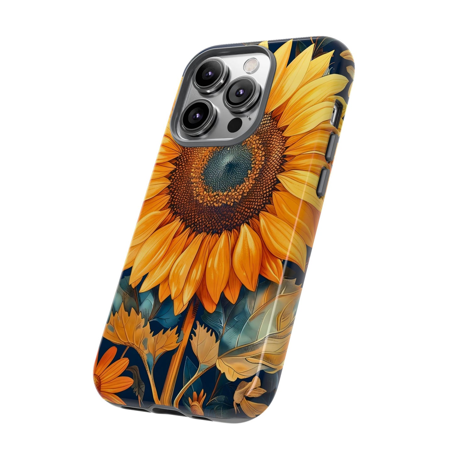 Sunflower Phone Case - Floral Design for Nature Lovers, Cute Spring Accessory, Gift for Her, Eco-Friendly Cover