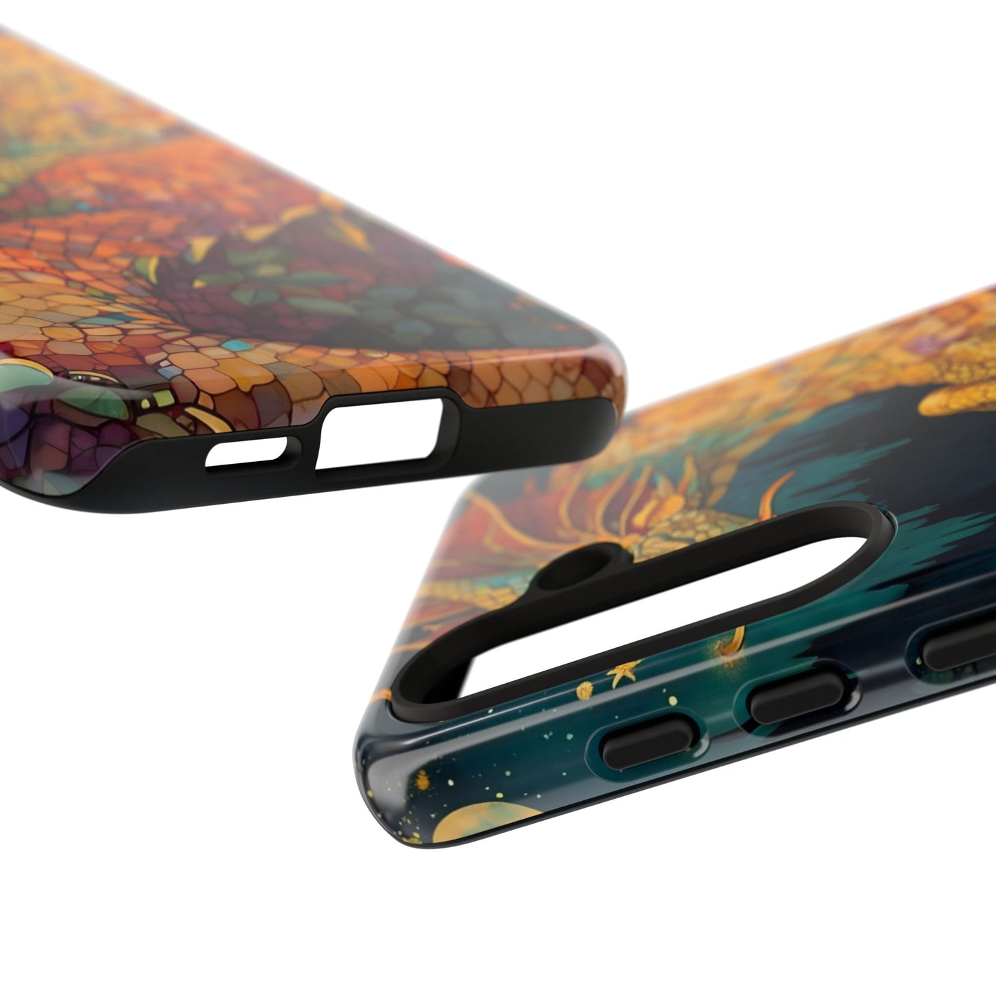 Dragon Art Phone Case, Tough Phone Cover, Fantasy Gift, Unique Mobile Accessory, Dragon Lover Gift, Stylish Protection