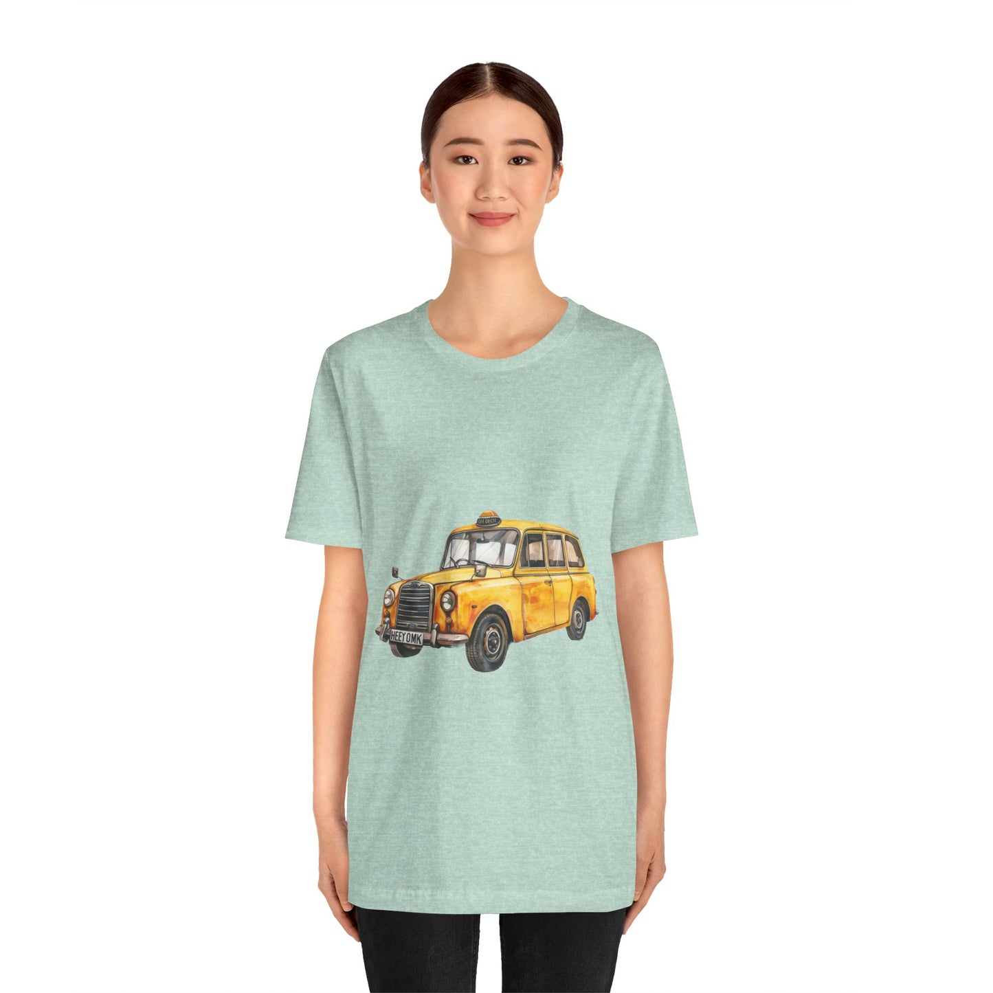 Unisex Jersey Short Sleeve Tee - Trendy British Vintage Car