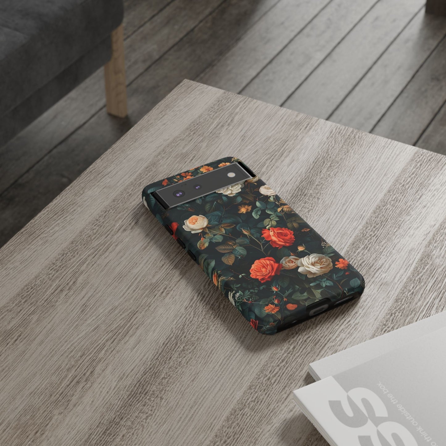 Floral Phone Case | Tough Cases with Elegant Design | Gift for Her, Mother's Day, Birthdays, Personalized, Trendy Tech Accessories