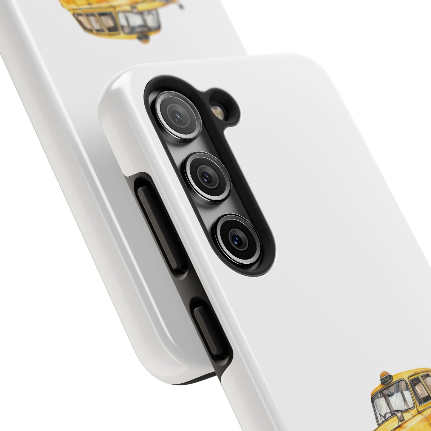 Yellow Taxi Tough Phone Case - Durable Protection for Urban Adventures