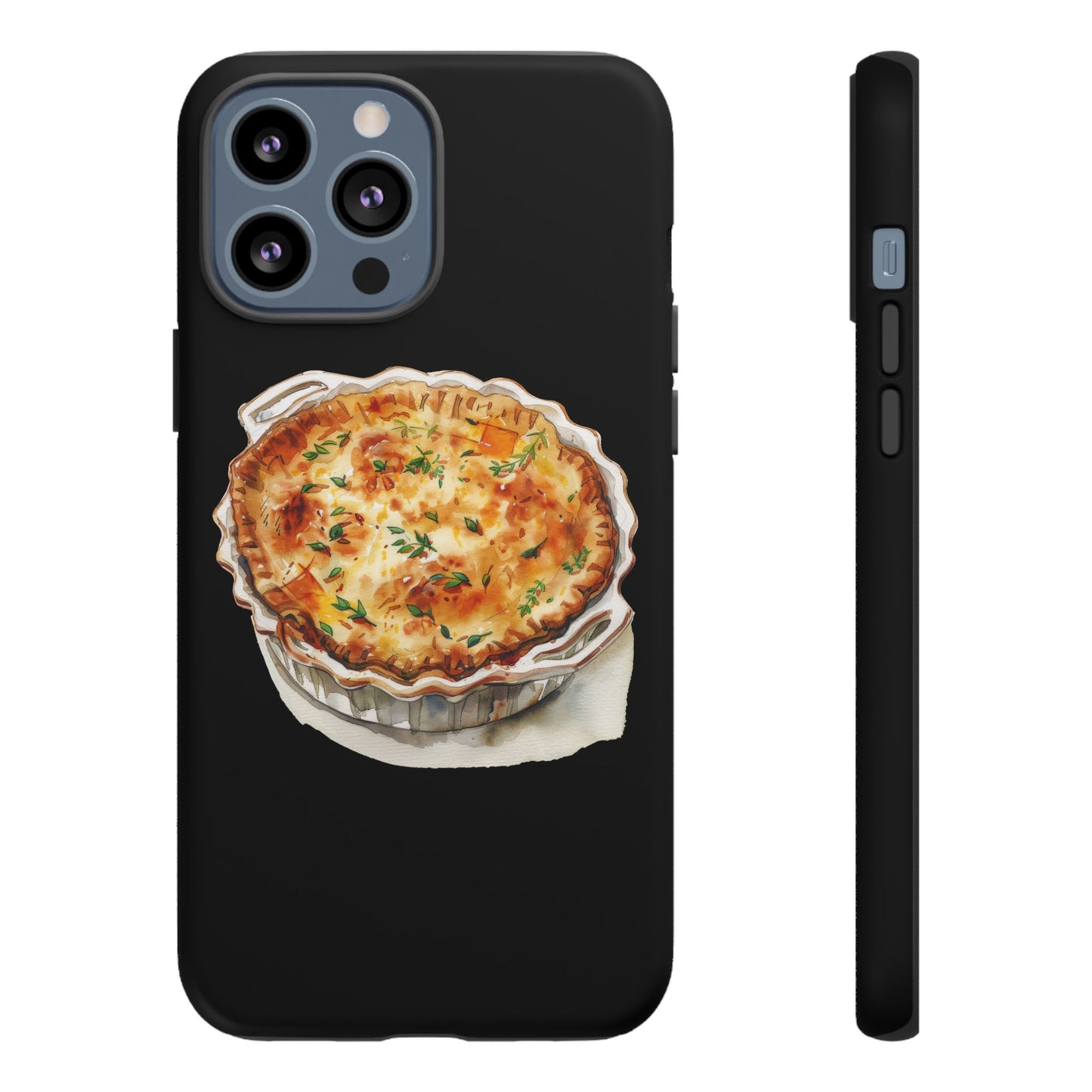Quiche Phone Case - Funky Kitchen Decor, Foodie Gift, Chef Accessories, Culinary Art, Quirky Phone Cover