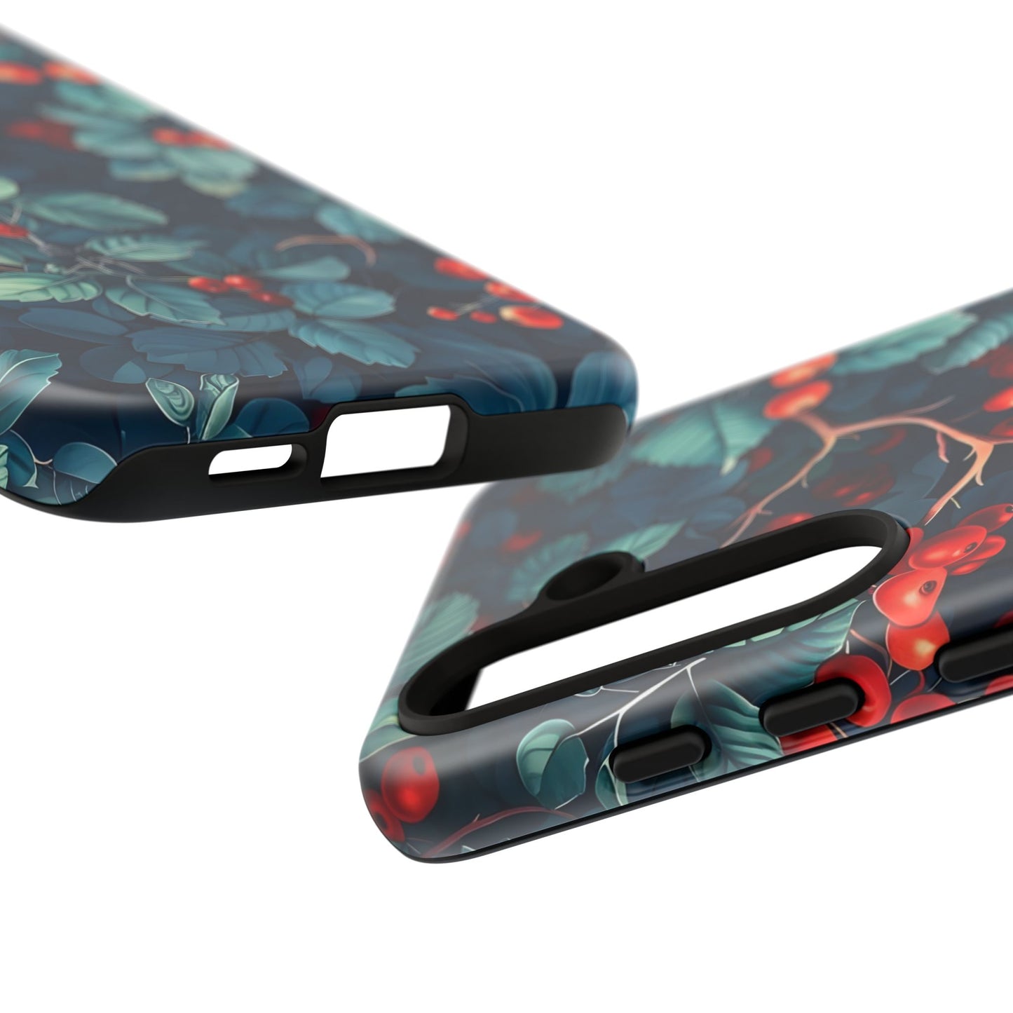 Berry Blossom Phone Case - Nature Lover's Gift, Floral Design, Cute Accessory for Spring, Unique Tech Cover, Perfect for Holidays