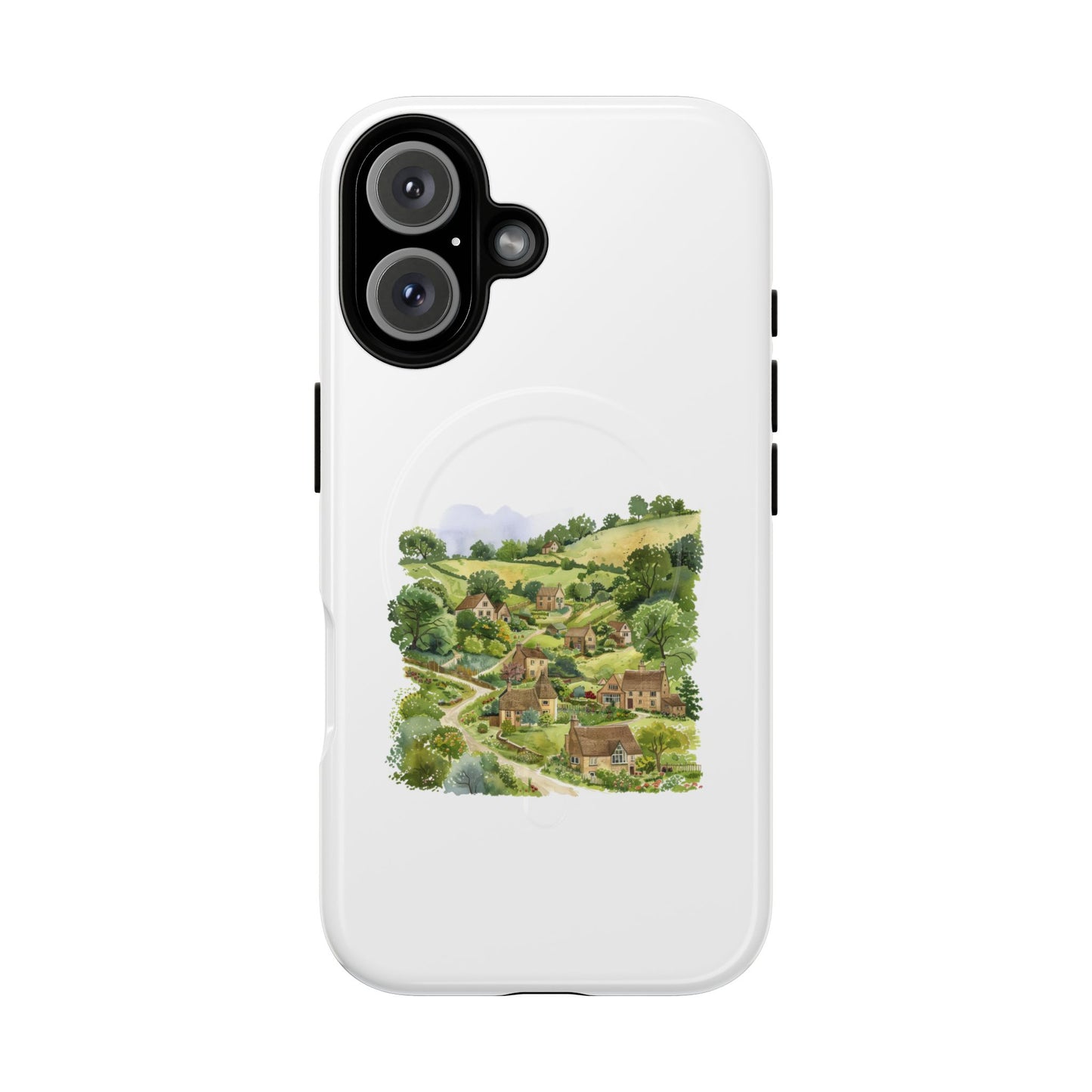 Countryside Scene Magnetic Phone Case, Nature Lover Gift, Customized Phone Cover, Outdoor Adventure Accessory, Eco-Friendly Design