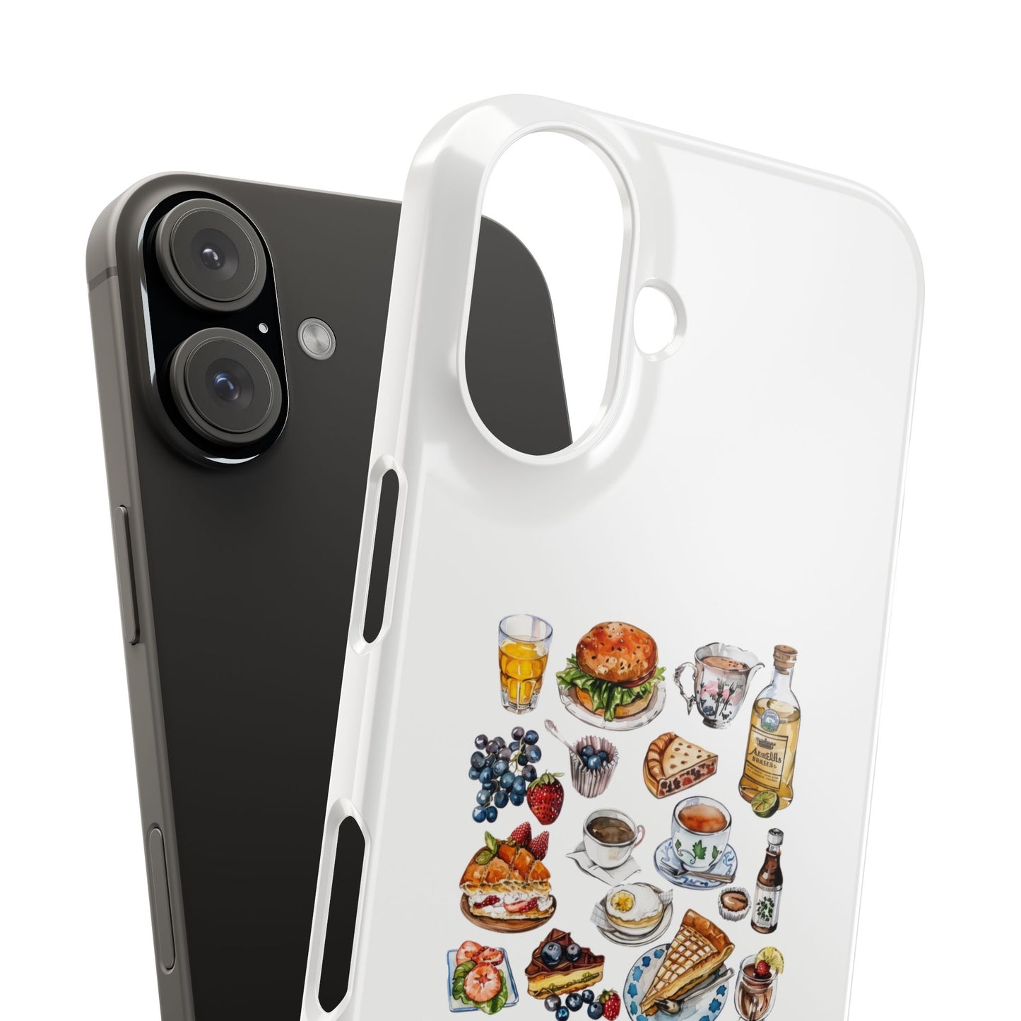 Delightful Foodie Phone Cases for Culinary Lovers | Slim Protective Cases | Ideal Gift for Food Enthusiasts, Unique Kitchen Decor