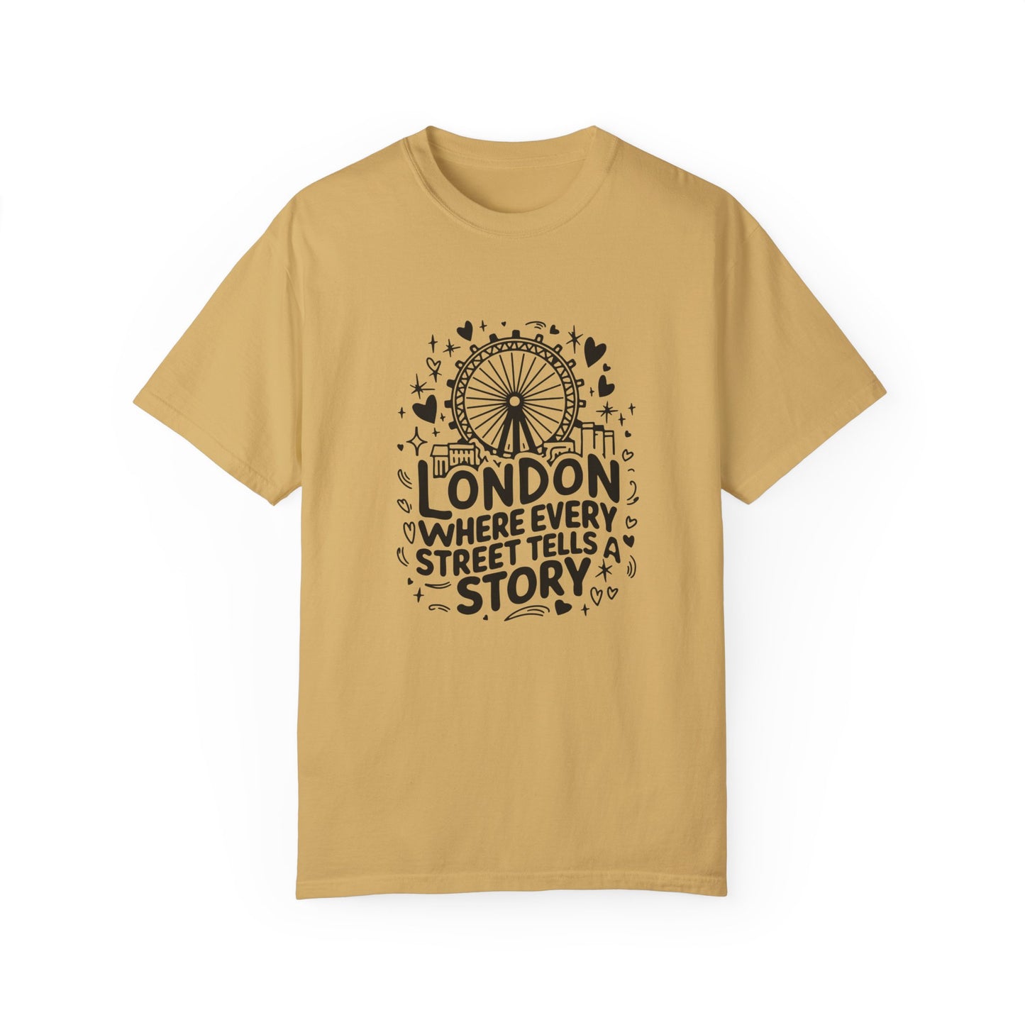 London Aesthetics Trendy Unisex Garment-Dyed T-shirt
