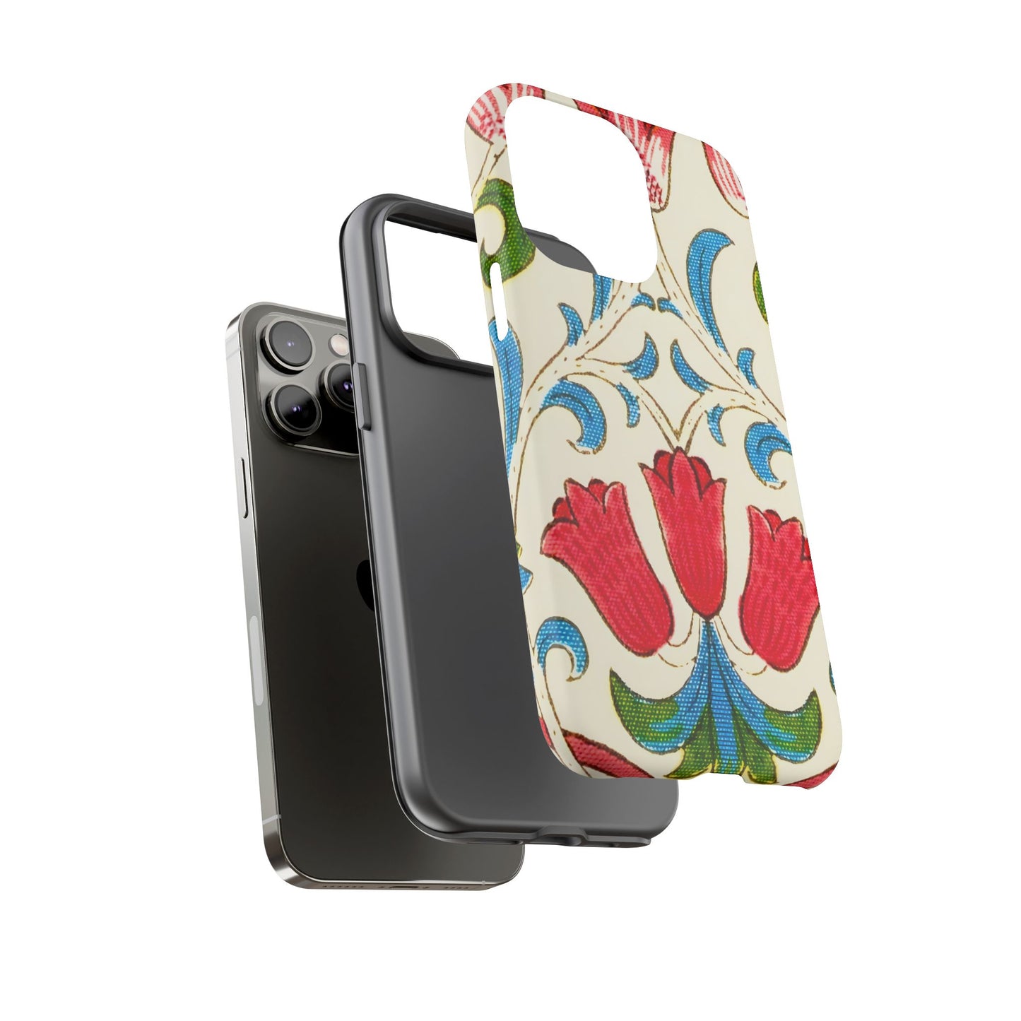 Floral Phone Case - Tough Cases | Stylish Protection, Gift for Her, Boho Phone Cover, Spring Accessory, Cute Tech