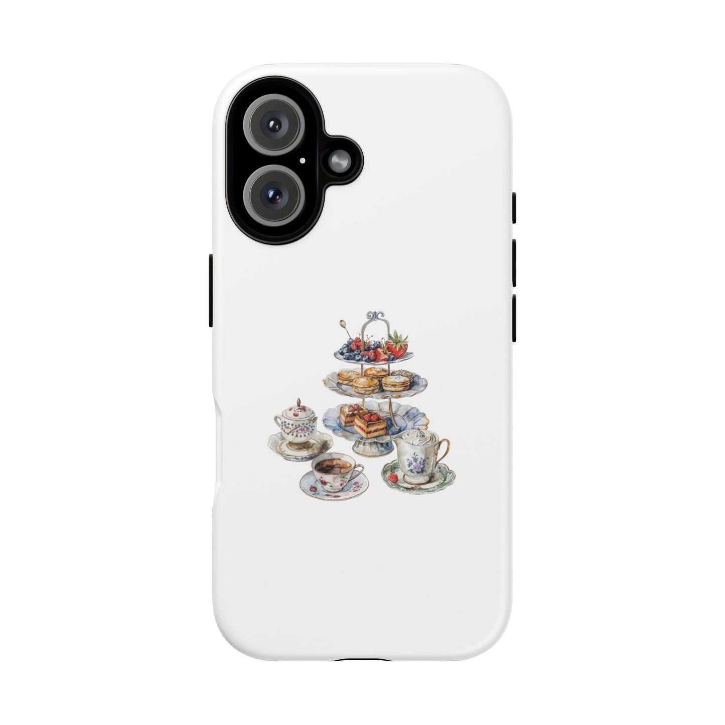 Chic Tea Party Phone Case - Stylish Tough Cases for Tea Lovers