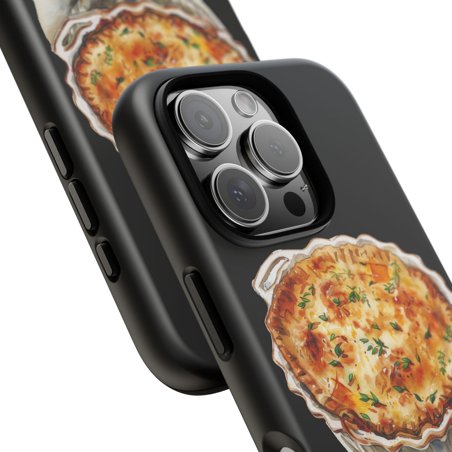 Quiche Phone Case - Funky Kitchen Decor, Foodie Gift, Chef Accessories, Culinary Art, Quirky Phone Cover