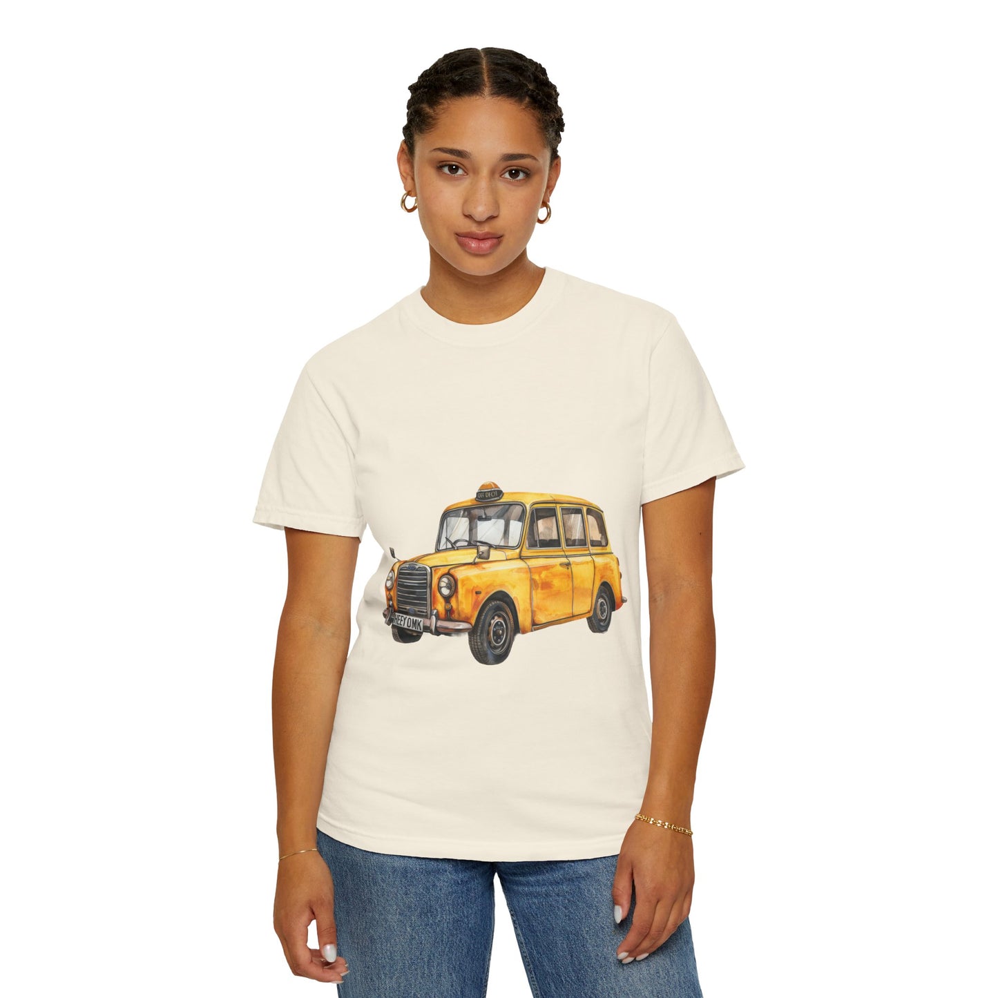 Unisex Garment-Dyed T-shirt - Vintage British Car