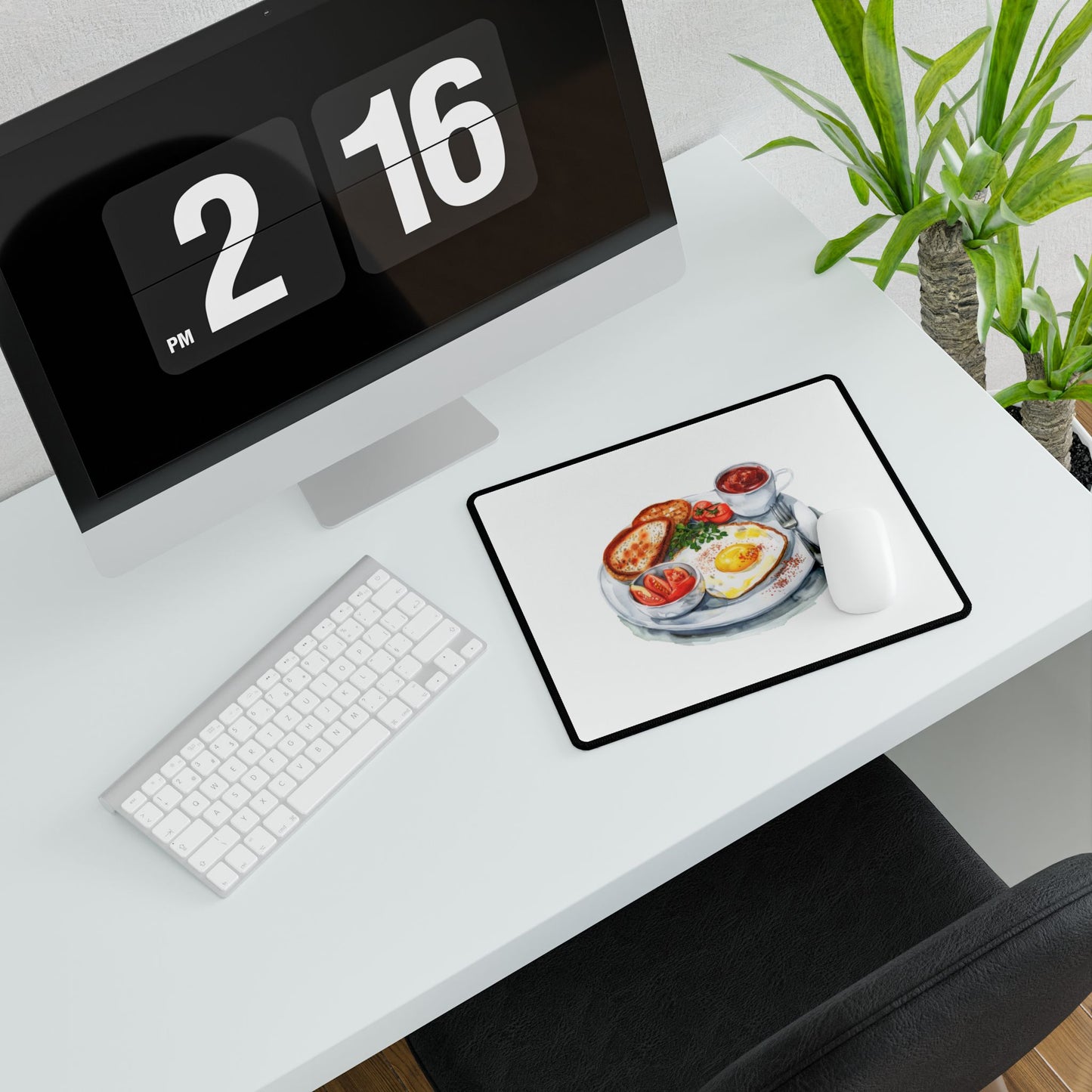 Breakfast Delight Desk Mat - Cute Food Desk Pad, Office Decor, Gift for Food Lovers, Kitchen or Dining Room Accessory, Home Office Essential