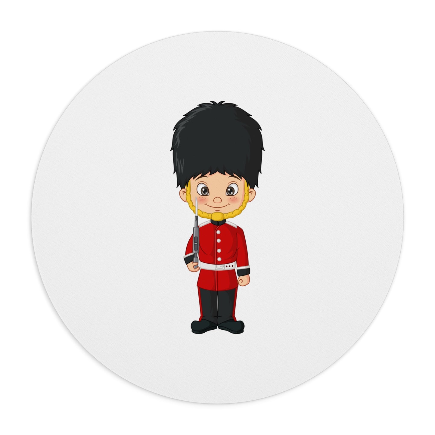 Charming Mouse Pad with Royal Guard Design, Cute Desk Accessory, Ideal for Kids and Students, Great Gift for Holidays