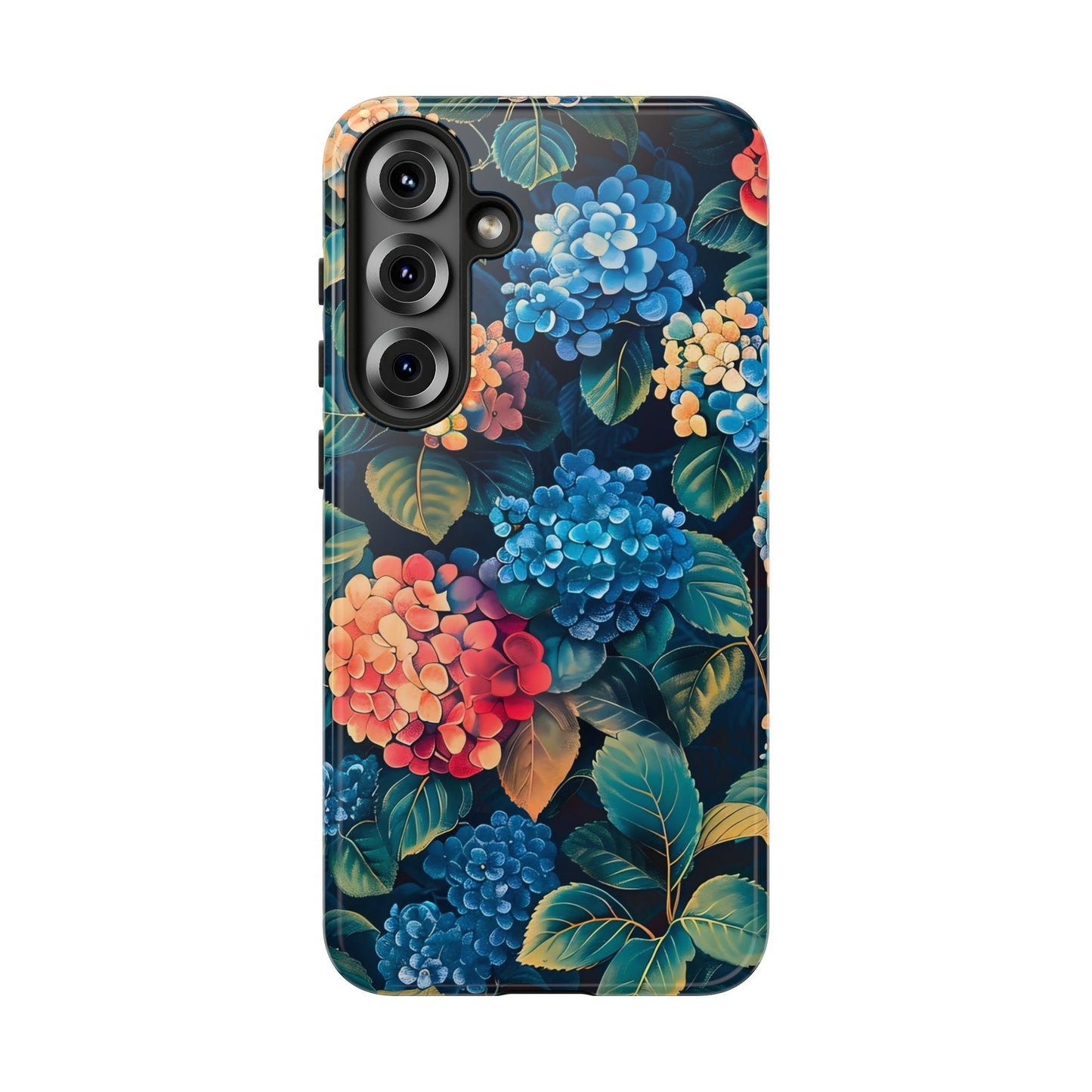 Floral Phone Case, Stylish Tough Case for Gardener Gift, Flower Lover Accessory, Pretty Floral Design, Protective Case
