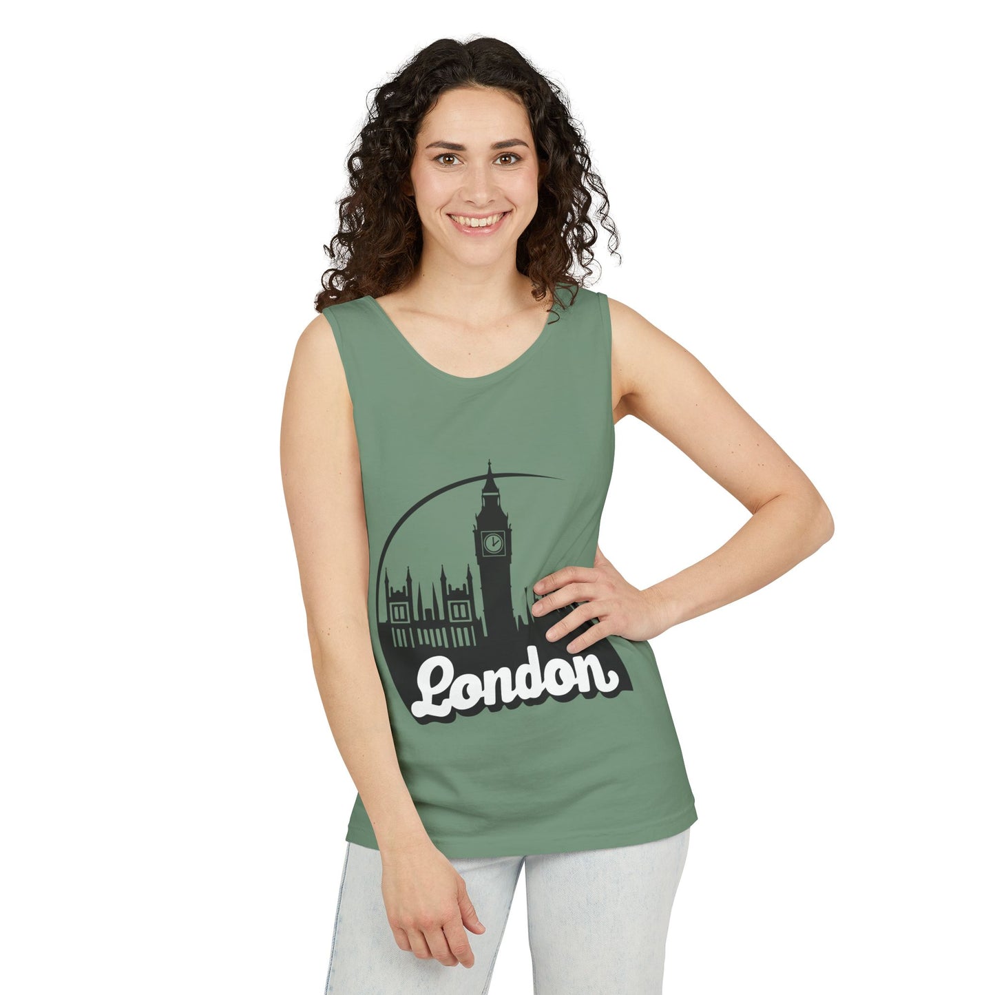 Unisex Garment-Dyed Tank Top - Stylish London