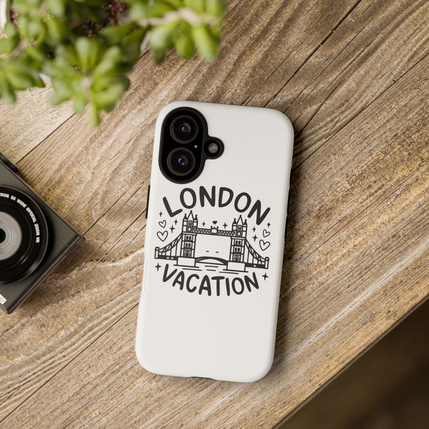 London Vacation Phone Case, Travel Accessories, Unique Gift, London Lover, Custom Phone Cover, Vacation Souvenir