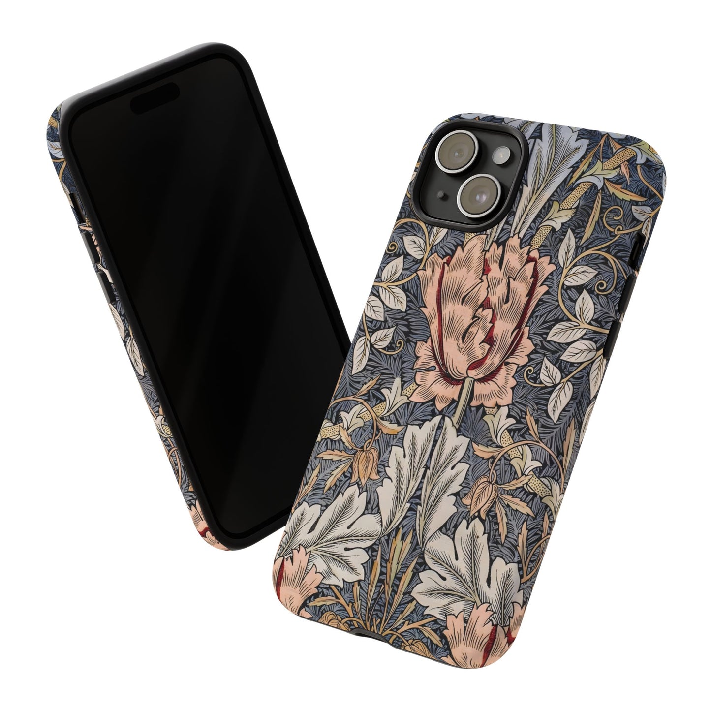 Floral Phone Case, Tough Cases for Stylish Protection, Flower Design, Gift for Her, Phone Accessories, Trendy Mobile Covers