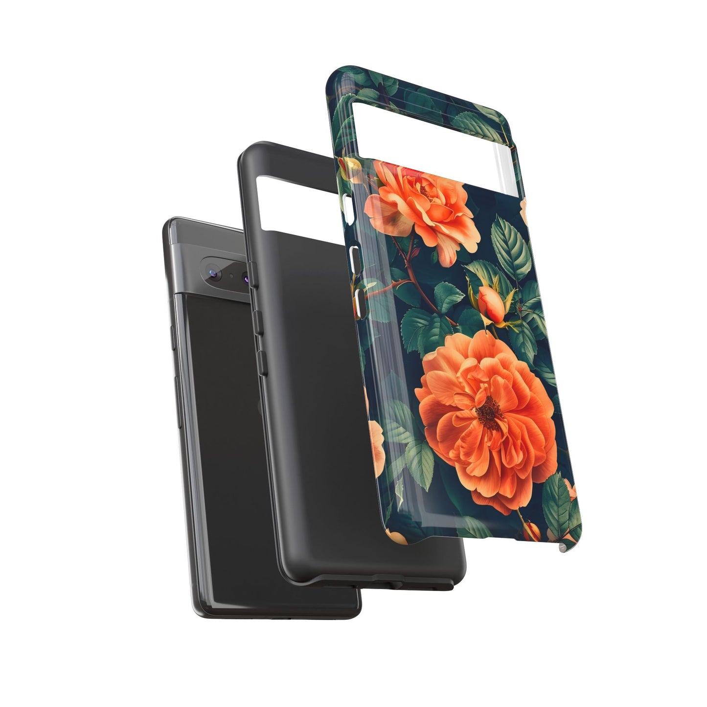 Floral Phone Case, Tough Cases for Nature Lovers, Botanical Design, Phone Protection, Gift for Her, Trending Floral Accessories