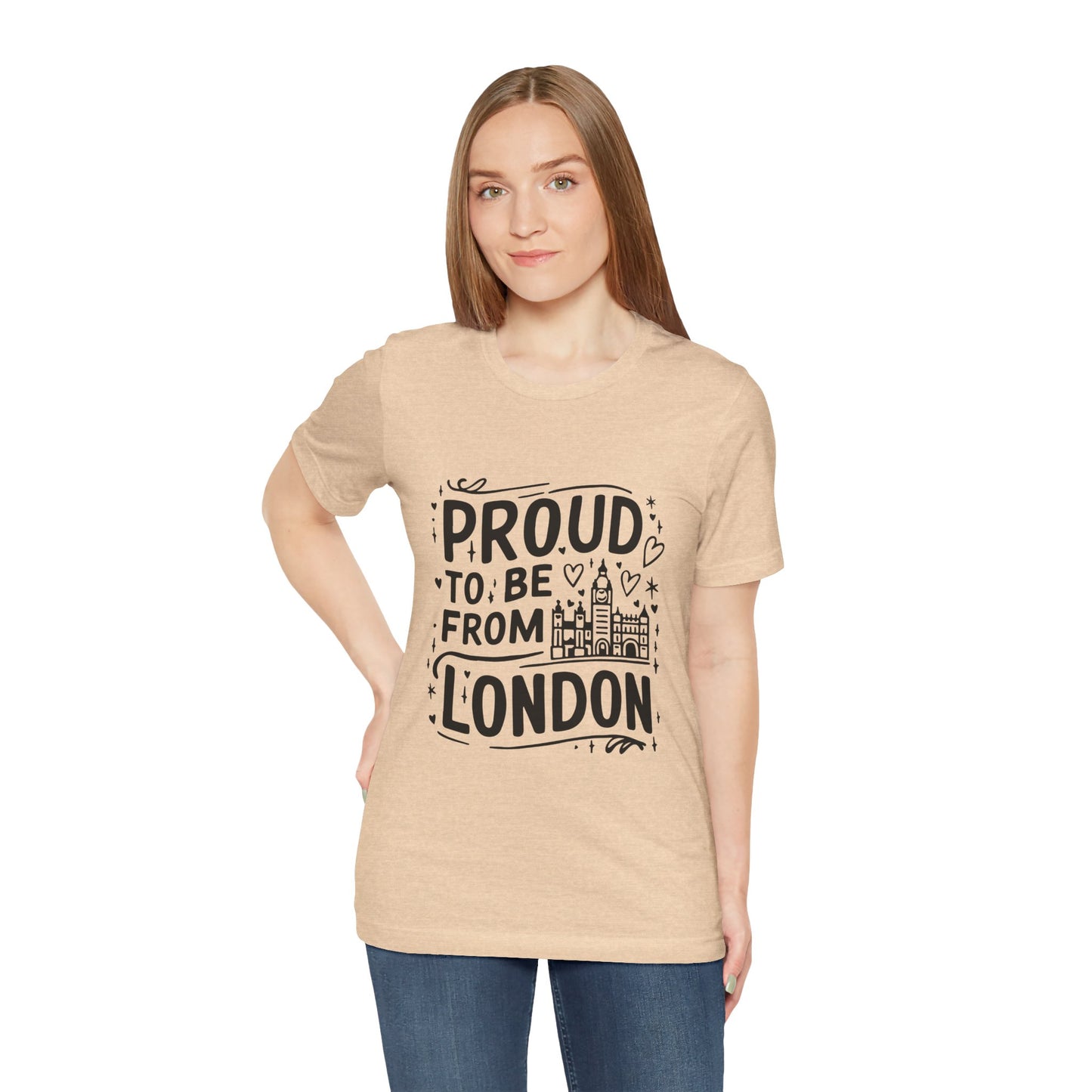 Unisex Jersey Short Sleeve Tee - Proud to be from London
