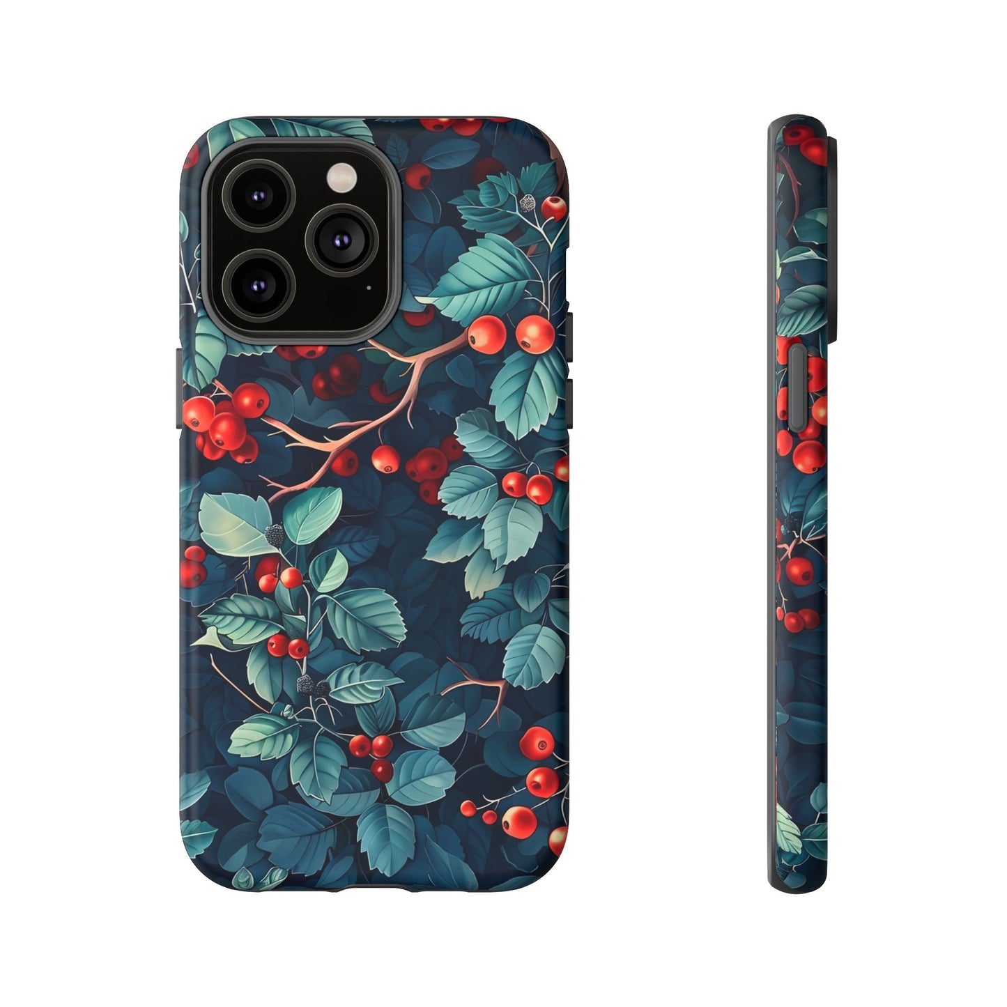 Berry Blossom Phone Case - Nature Lover's Gift, Floral Design, Cute Accessory for Spring, Unique Tech Cover, Perfect for Holidays