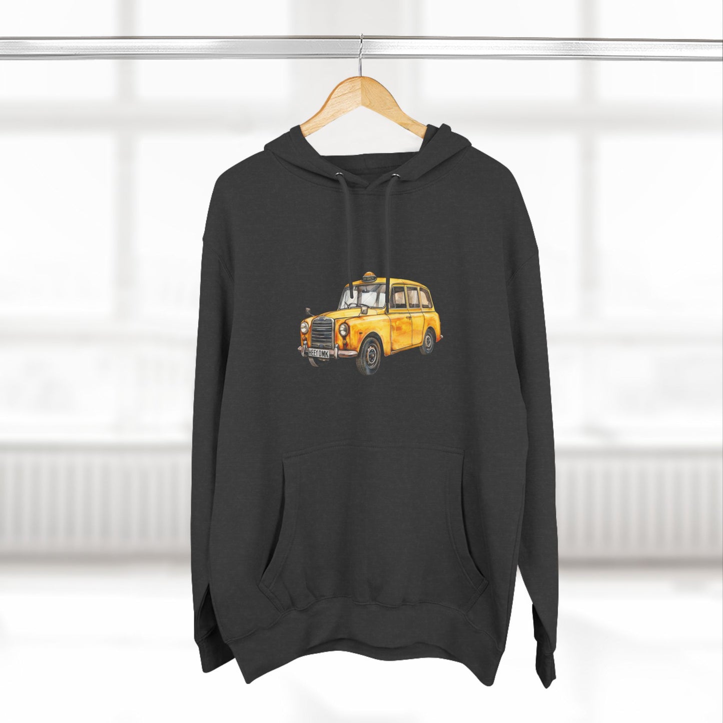 Vintage Car Classical Three-Panel Fleece Hoodie