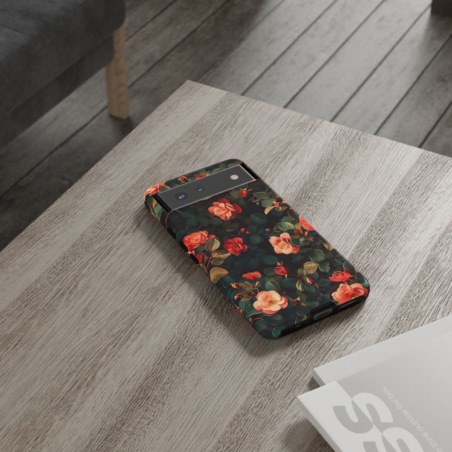 Floral Phone Case - Elegant Floral Design, Tough Protective Case, Perfect Gift for Her, Trendy Phone Accessories, Mother’s Day, Birthday