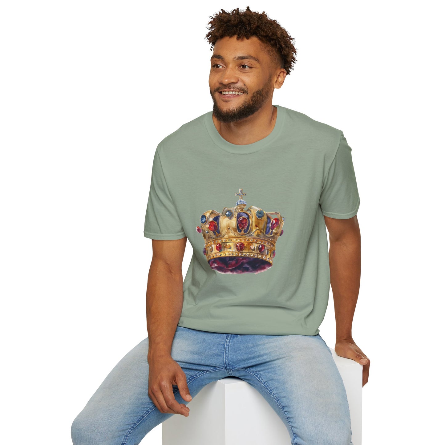 Unisex Softstyle T-Shirt - Symbolic British Royal Crown