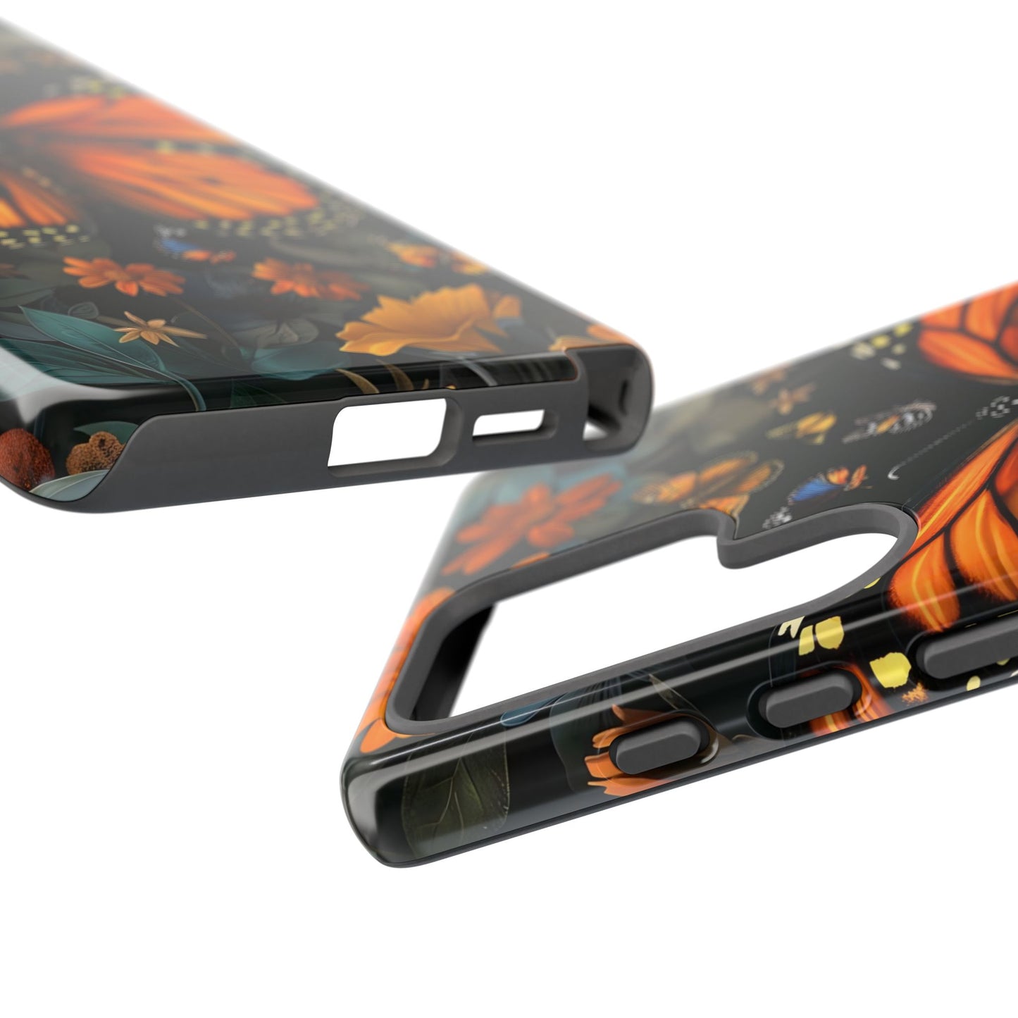 Monarch Butterfly Phone Case, Tough Cases, Nature Lover Gift, Floral Mobile Cover, Eco-Friendly Phone Accessory, Butterfly Design