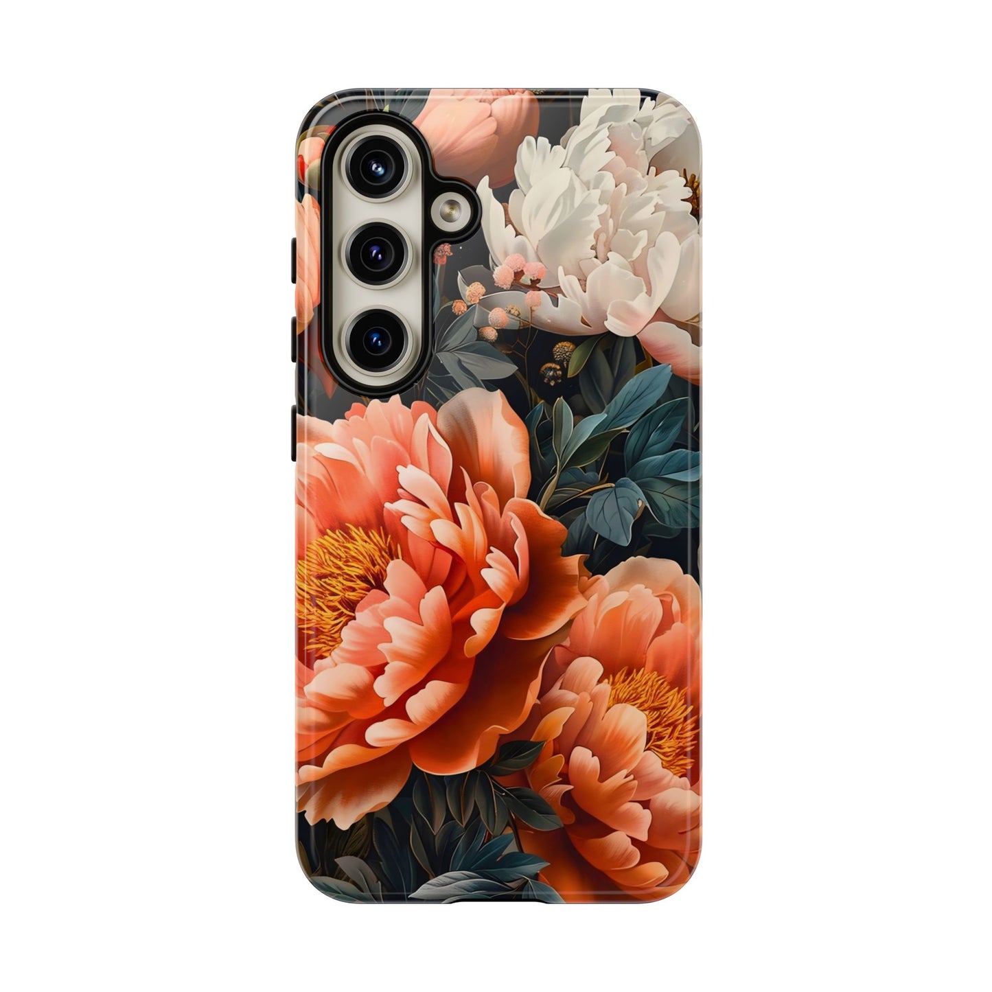 Floral Phone Case - Tough Cases, Durable Cover, Flower Design, Unique Gift, Phone Accessories