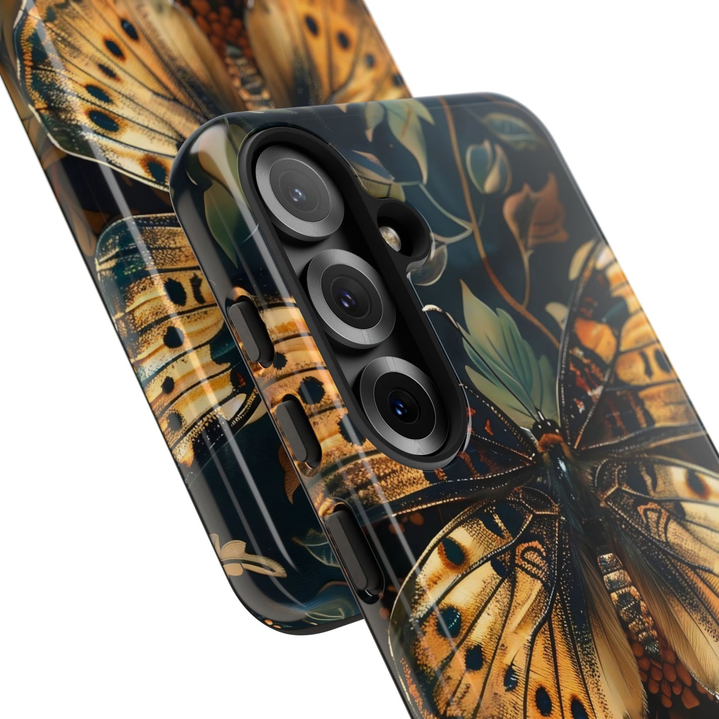 Butterfly Floral Phone Case, Tough Cases, Protective Cover, Unique Gift, Nature Lover, Art Print, Spring Decor