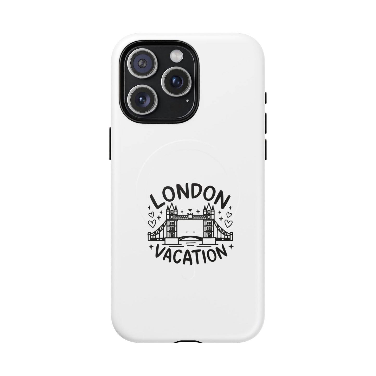 London Vacation Magnetic Case, Unique Phone Cover for Travelers, London Souvenir, Gift for Tourists, Stylish Phone Accessory