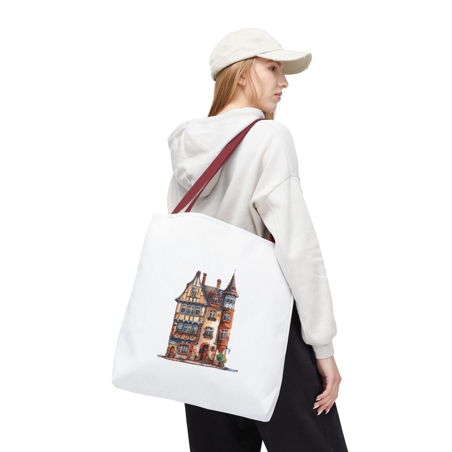 Charming Illustrated Tote Bag, Perfect for Shopping, Beach Days, Eco-Friendly, Gift for Gardeners, Art Lovers, Travel Essential
