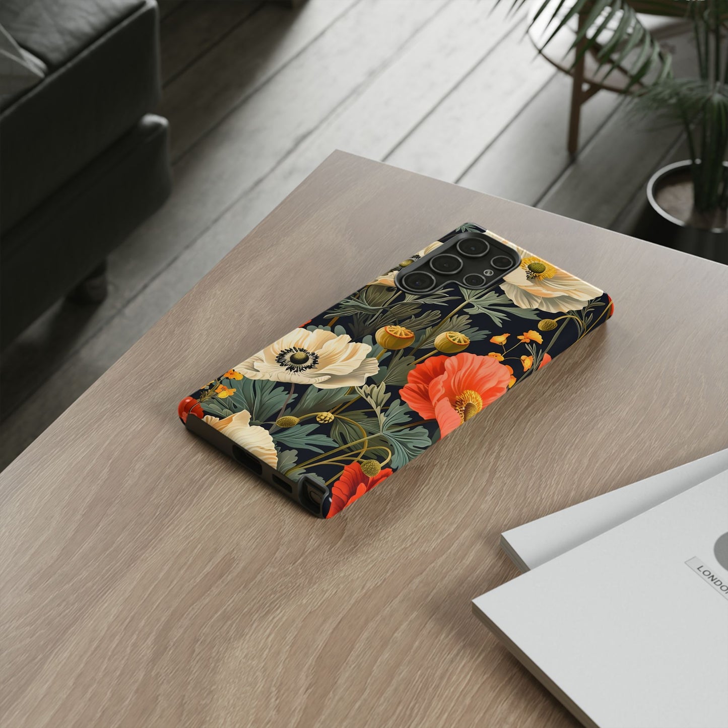 Floral Phone Case - Tough Cases with Vibrant Garden Design, Phone Accessory, Gift for Her, Spring Style, Nature Lover